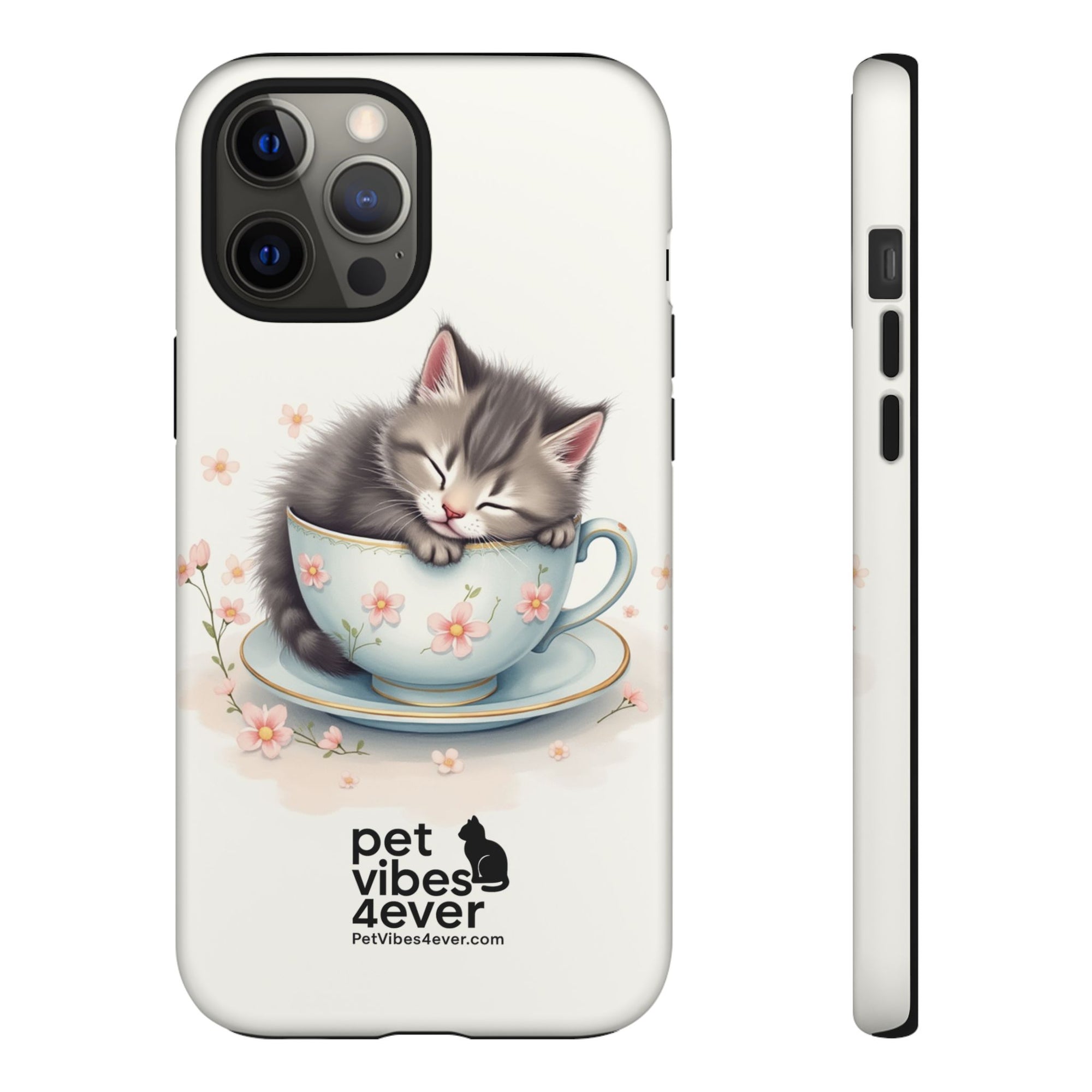 Cute Cat Phone Case - Tough Cases for Animal Lovers, Pet Gifts, Phone Accessories, Kitten Merchandise, Cute Cat Decor