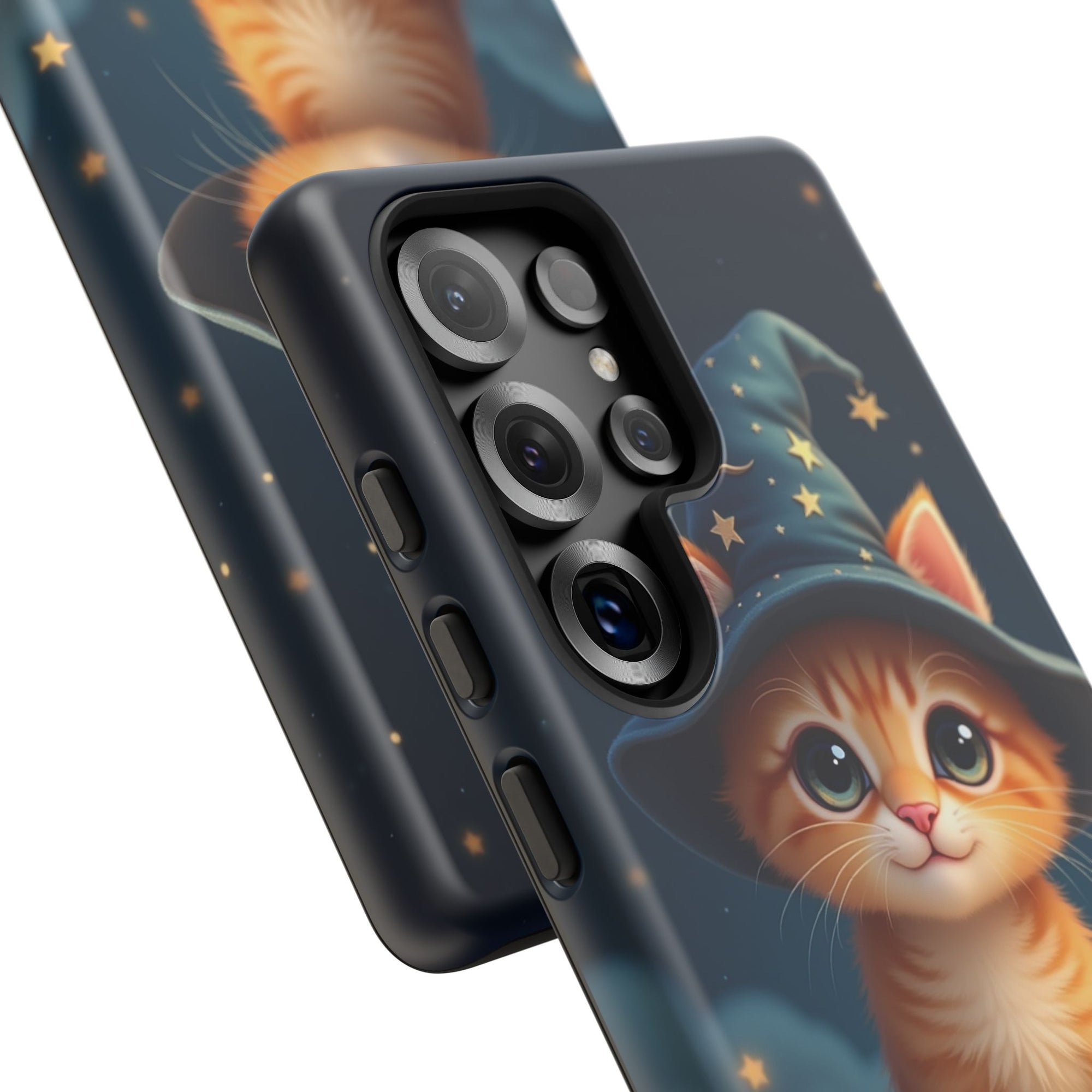 Cat-Themed Phone Case, Magical Cat Case, Pet Lover Gift, Cute Animal Accessories, Birthday Present For Cat Owners