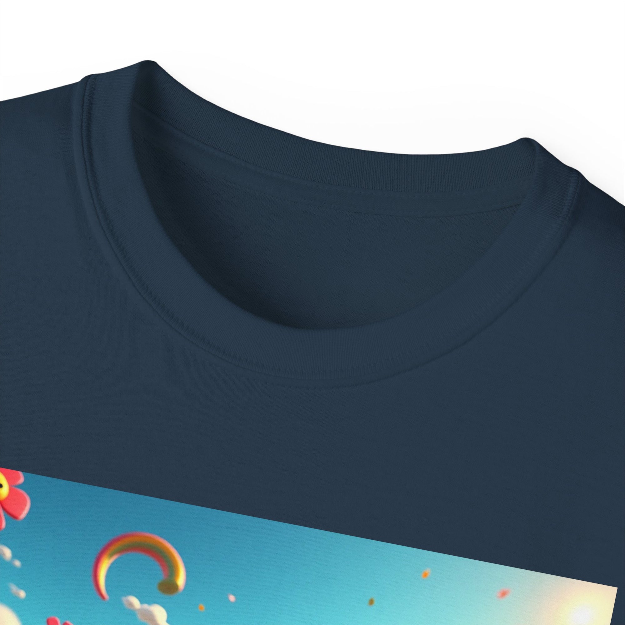 Colorful Fantasy Art Tee, Unisex Tee, Graphic T-Shirt, Fun Gift, Casual Wear, Summer Style, Festival Fashion