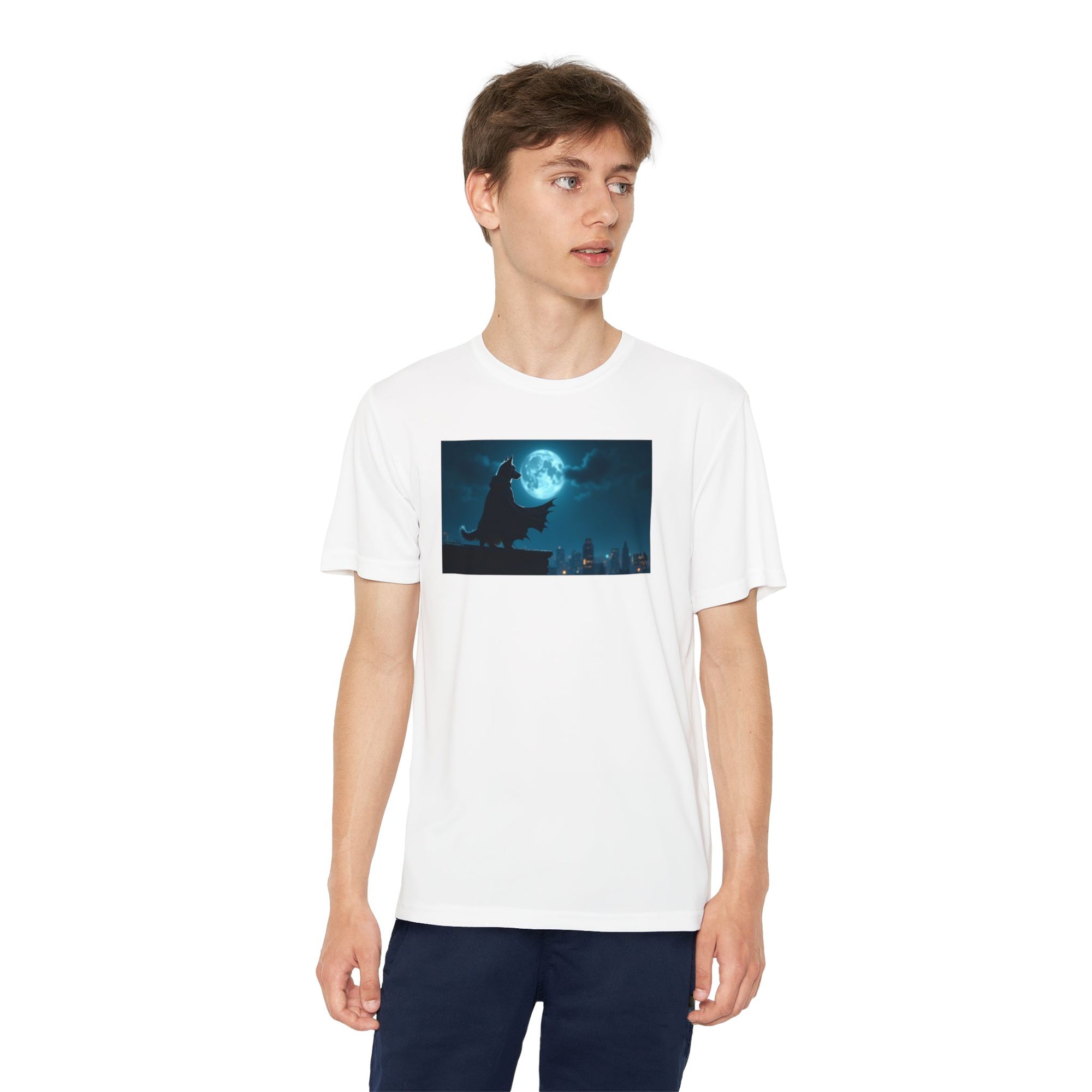 Youth Competitor Tee with Bold Eclipse Design, Perfect for Sports Events, Birthdays, Fun Outings, Team Spirit, Unique Gift Idea