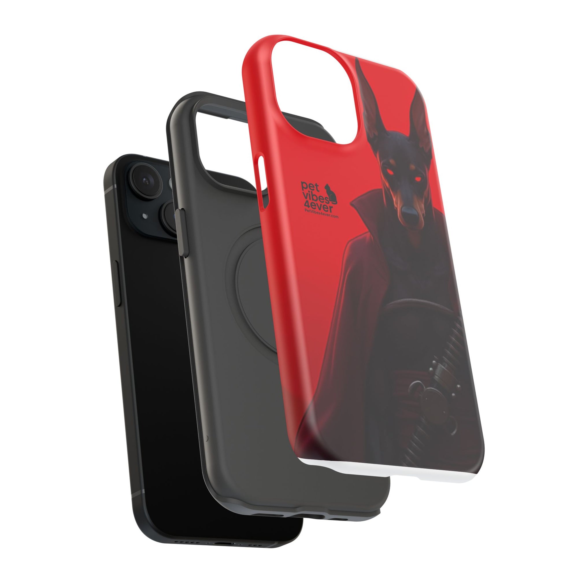 Impact-Resistant Phone Cases with Bold Dog Design, Durable Silicone, Gifts for Dog Lovers, Unique Cell Phone Accessories, Pet-Themed Gifts