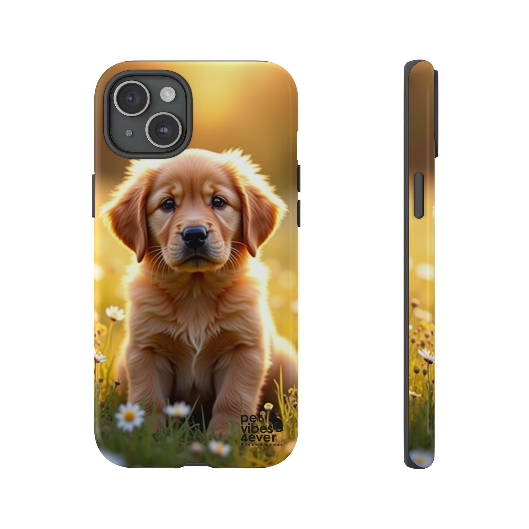 Golden Retriever Phone Case, Cute Dog Phone Cover, Pet Lover Gift, Tough Phone Cases, Puppy Design Mobile Protector