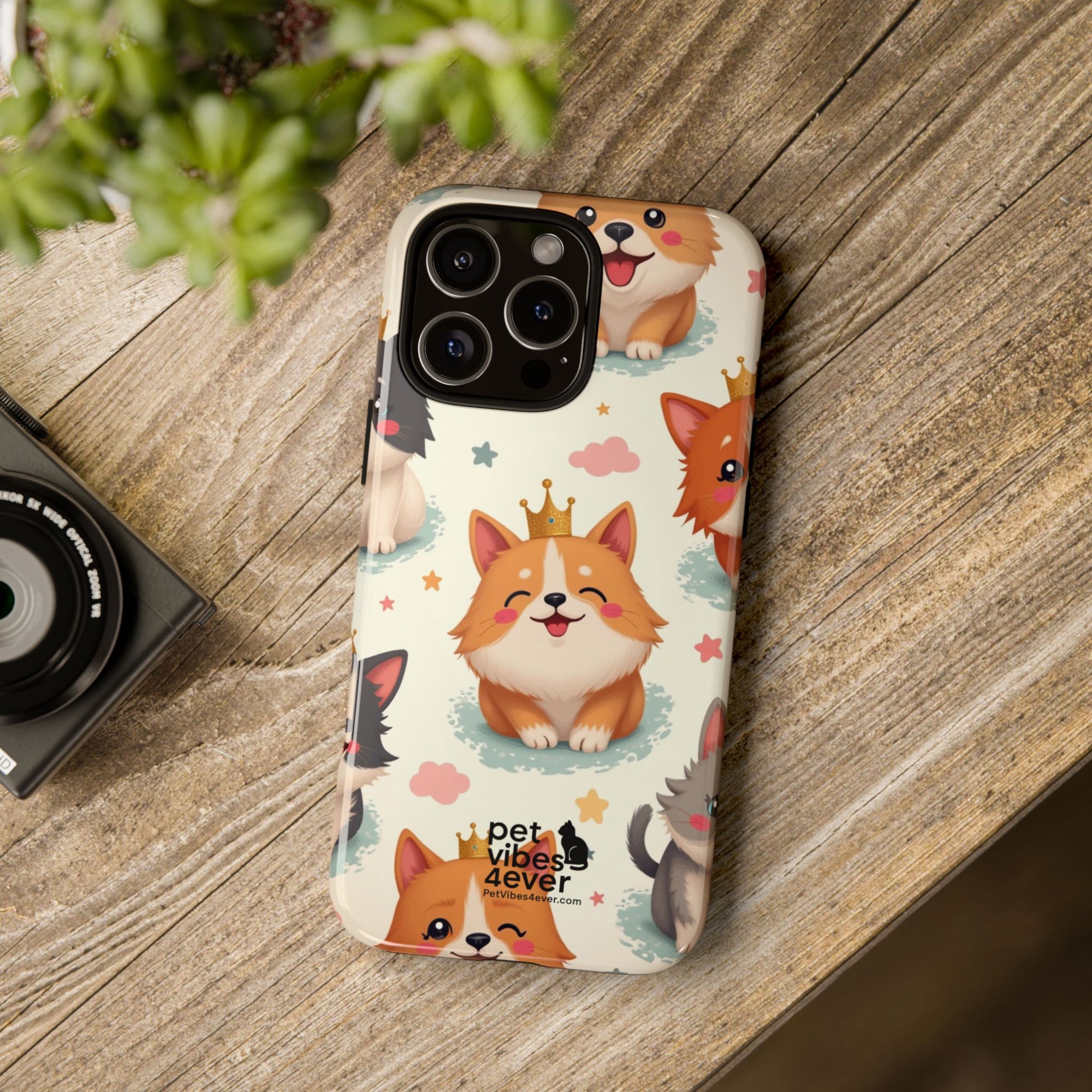 Cute Pet Phone Case, Dog Lover Accessory, Cat Phone Cover, Gift for Animal Lovers, Birthday Present, Pet Vibes Forever