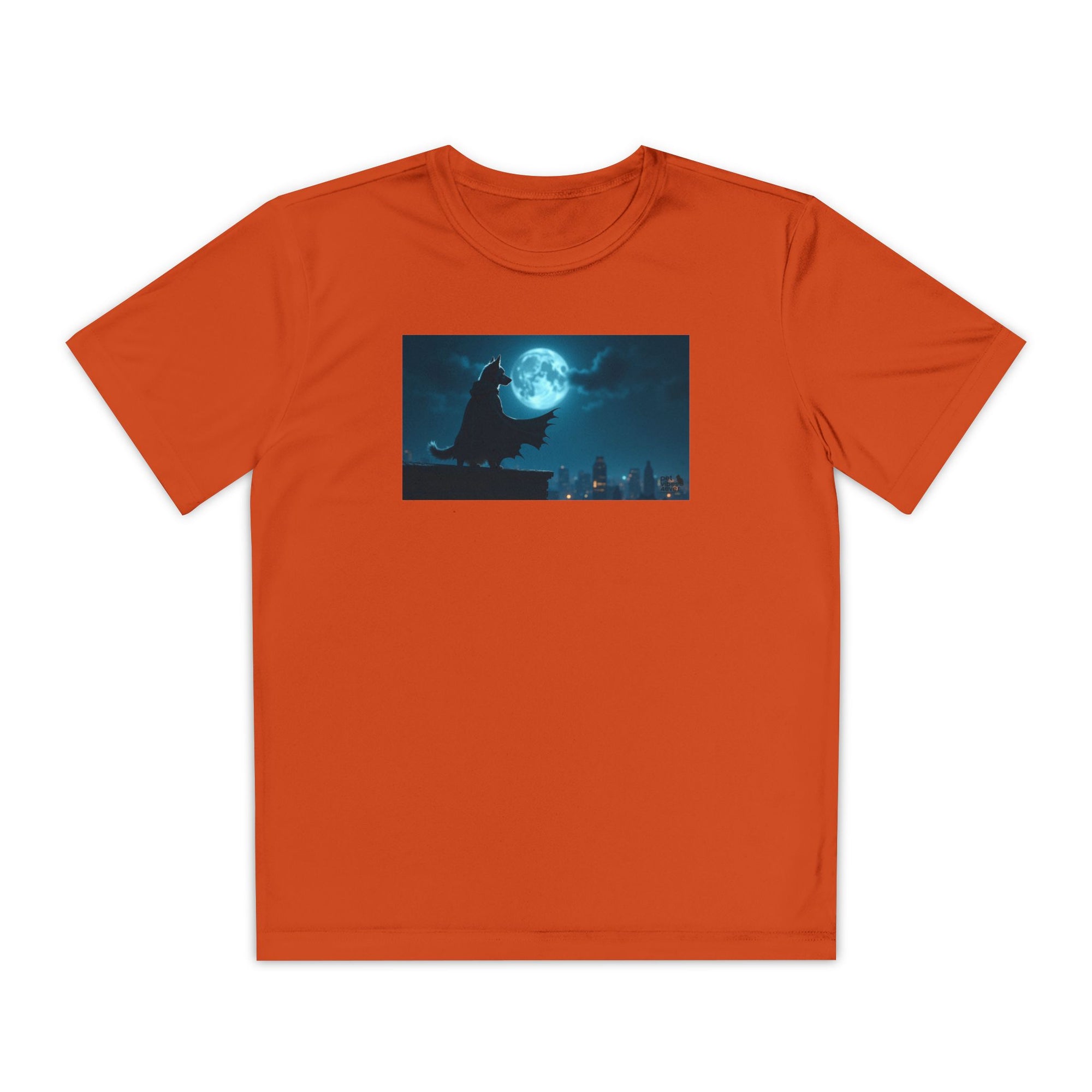 Youth Competitor Tee with Bold Eclipse Design, Perfect for Sports Events, Birthdays, Fun Outings, Team Spirit, Unique Gift Idea
