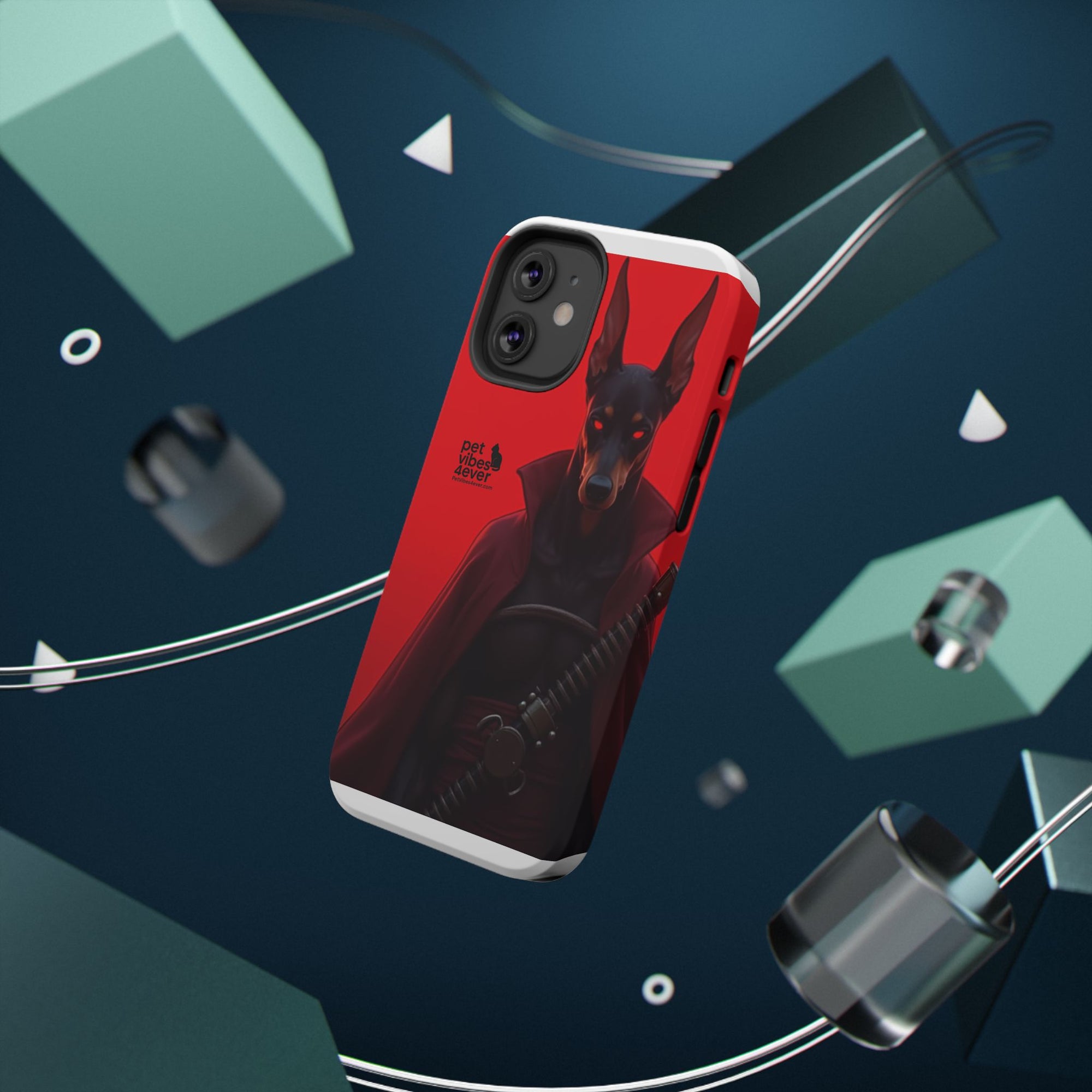 Impact-Resistant Phone Cases with Bold Dog Design, Durable Silicone, Gifts for Dog Lovers, Unique Cell Phone Accessories, Pet-Themed Gifts
