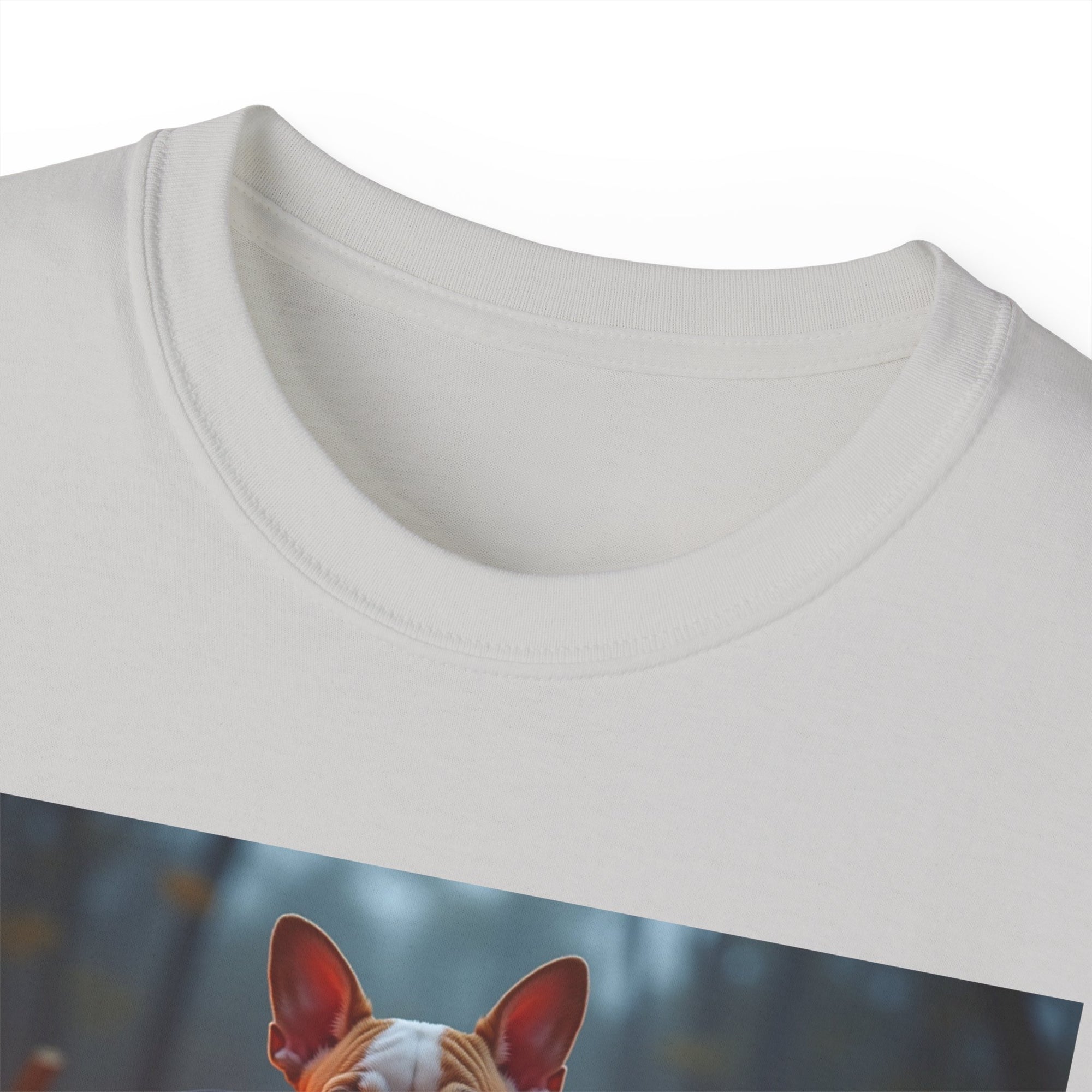 Halloween Dog Graphic Tee, Pumpkin Shirt, Fall Apparel, Casual Wear for Pet Lovers, Unisex Halloween T-Shirt