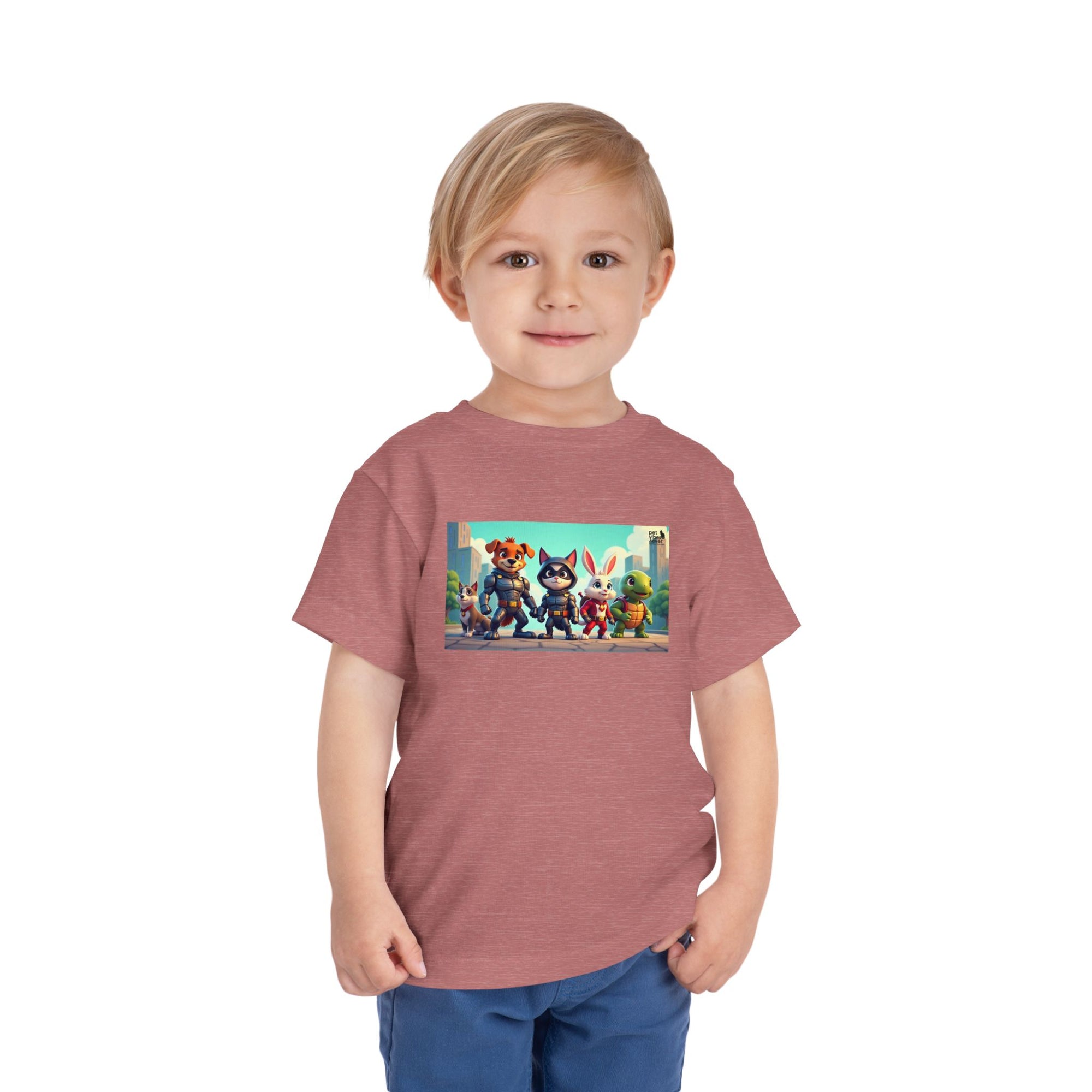 Adventurous Toddler Tee with Fun Characters | Perfect for Playdates, Birthdays, and Everyday Fun, Kids' T-Shirt, Cartoon Tee, Playful [...]