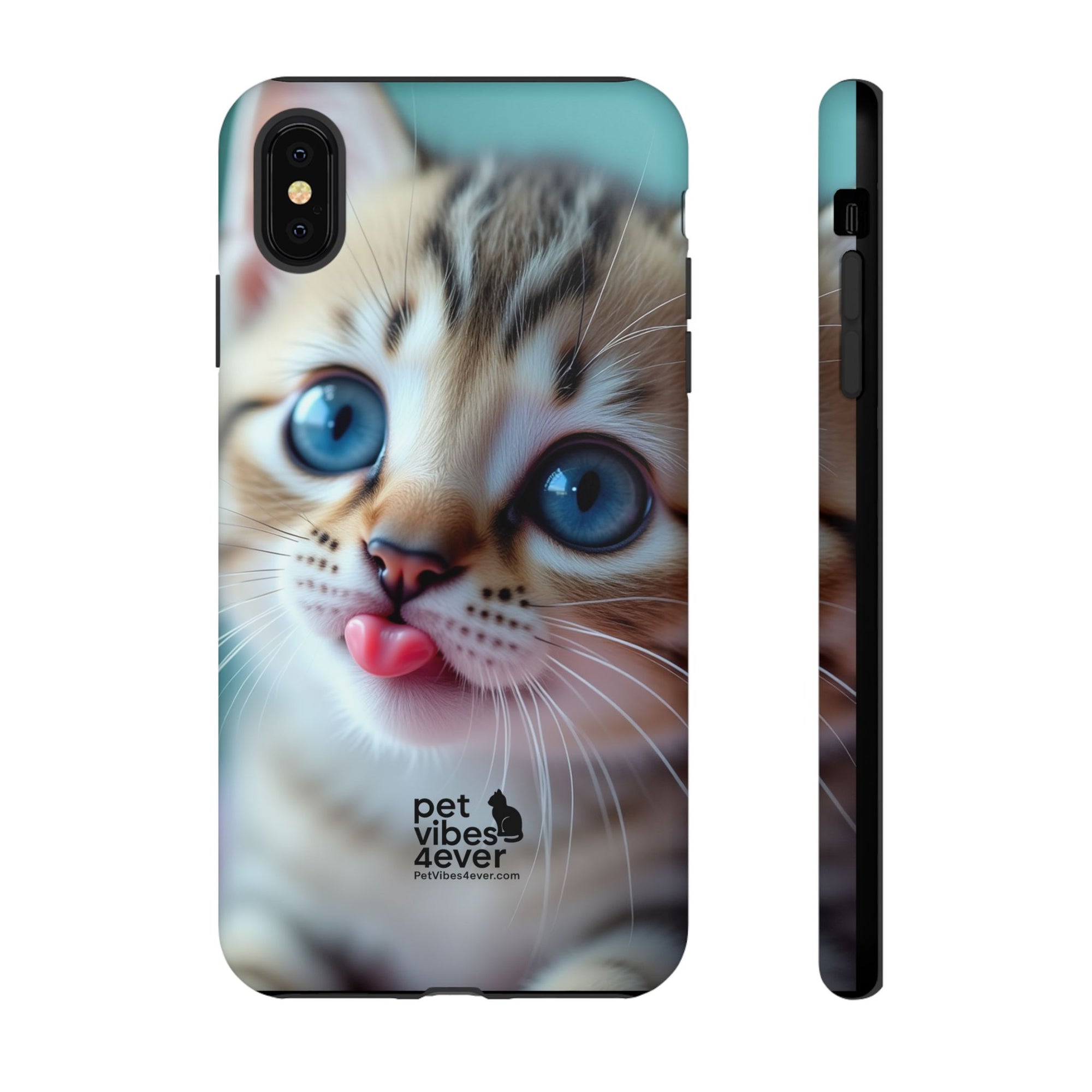 Cute Cat Phone Case, Pet Lover Gift, Funny Animal Protector, Cute Tech Accessories, Cat Mom Gift