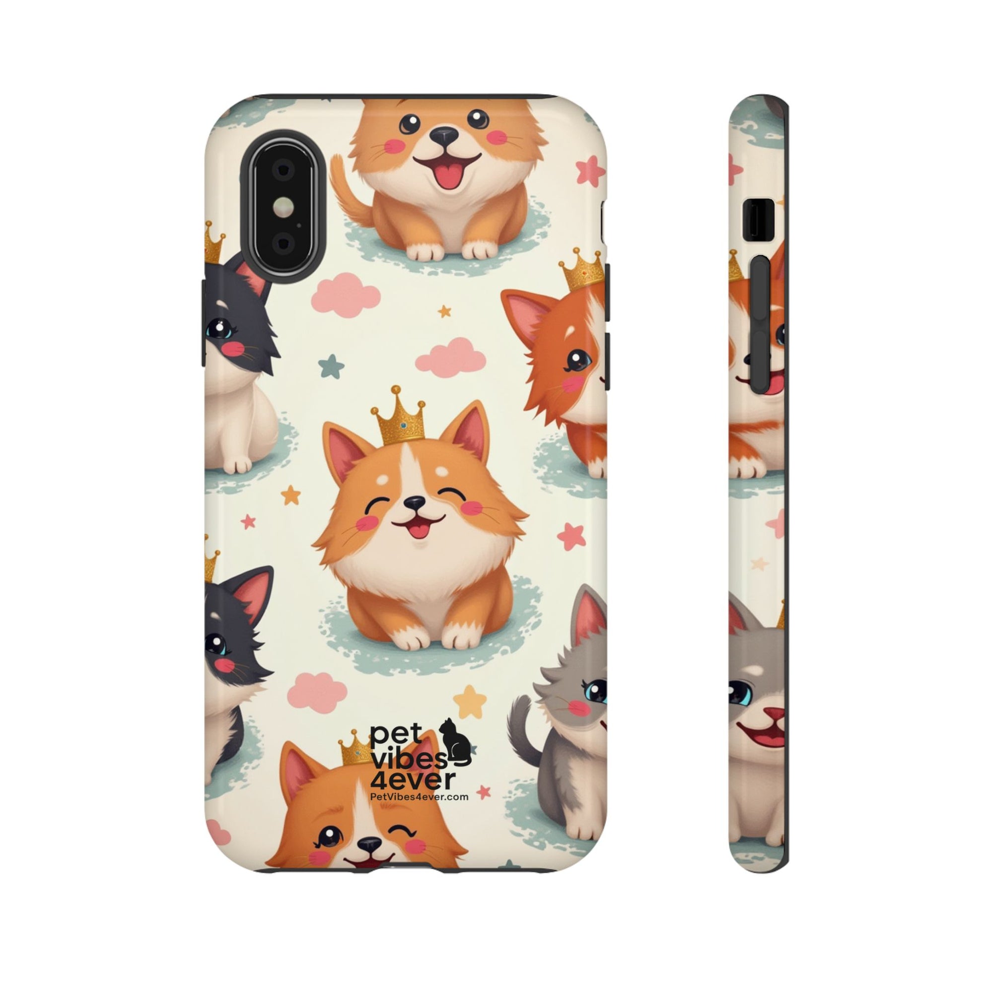 Cute Pet Phone Case, Dog Lover Accessory, Cat Phone Cover, Gift for Animal Lovers, Birthday Present, Pet Vibes Forever
