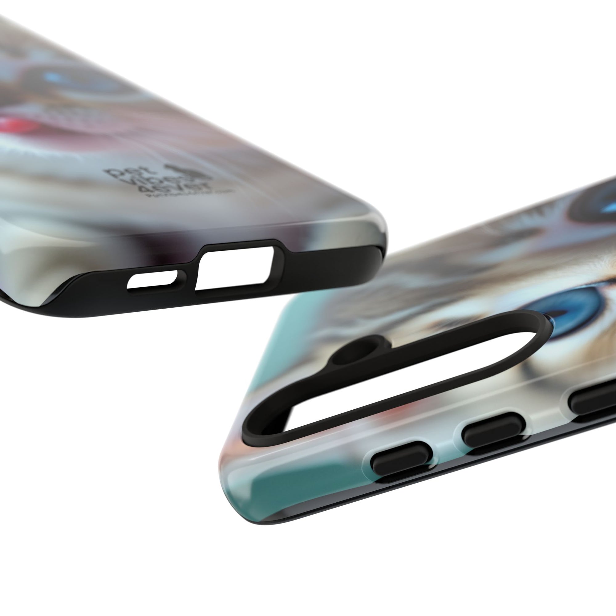 Cute Cat Phone Case, Pet Lover Gift, Durable Phone Cover, Animal Print Case, Cute Kitten Accessory