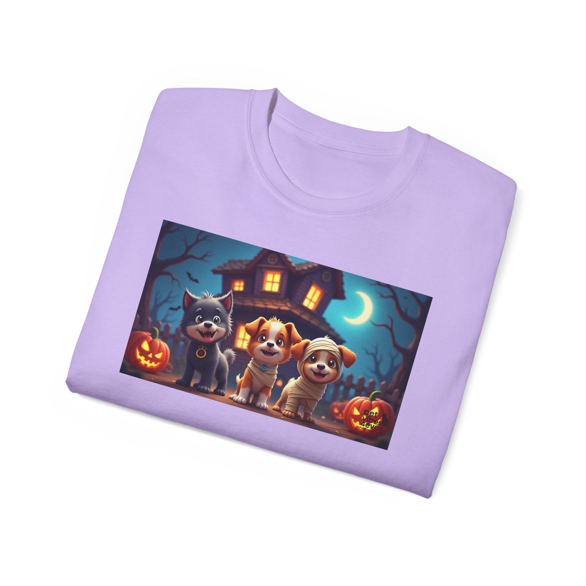 Halloween Pet Tee, Unisex Ultra Cotton T-Shirt, Cute Dog T-Shirt, Pet Lovers Gift, Halloween Costume Top