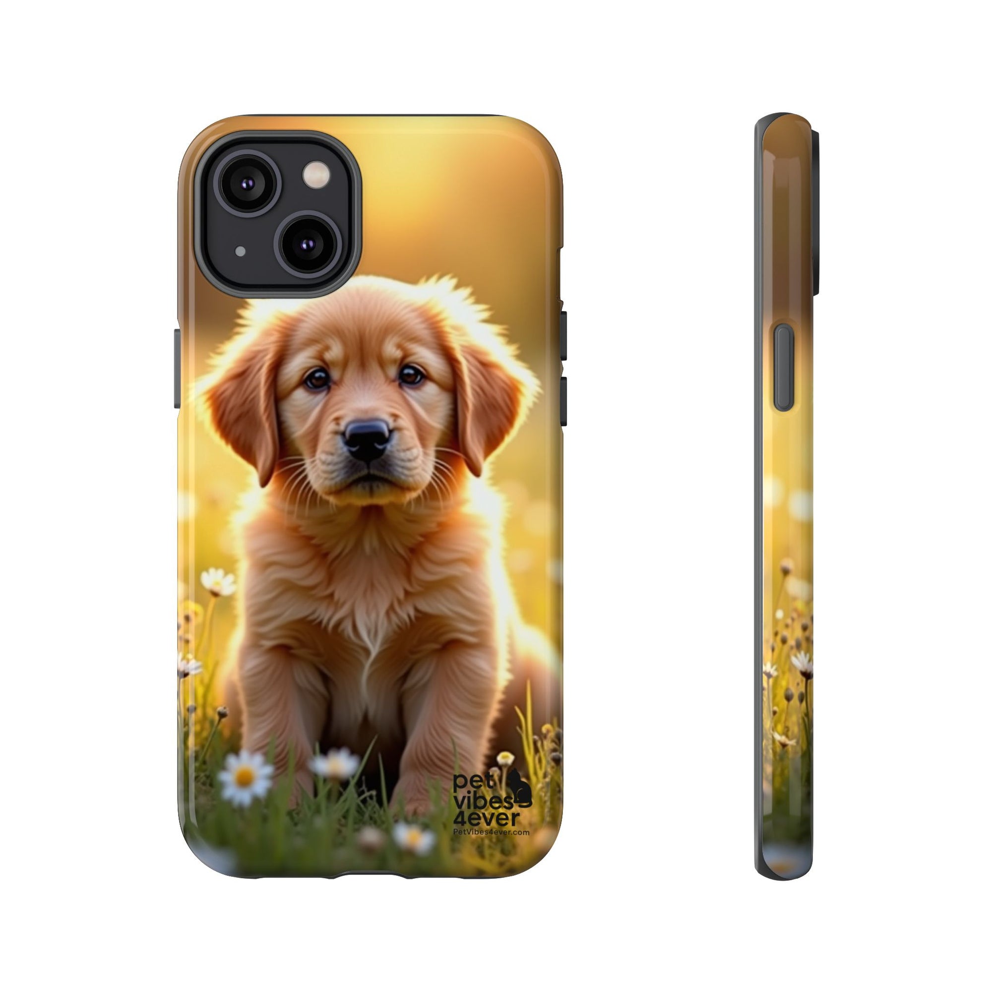 Golden Retriever Phone Case, Cute Dog Phone Cover, Pet Lover Gift, Tough Phone Cases, Puppy Design Mobile Protector