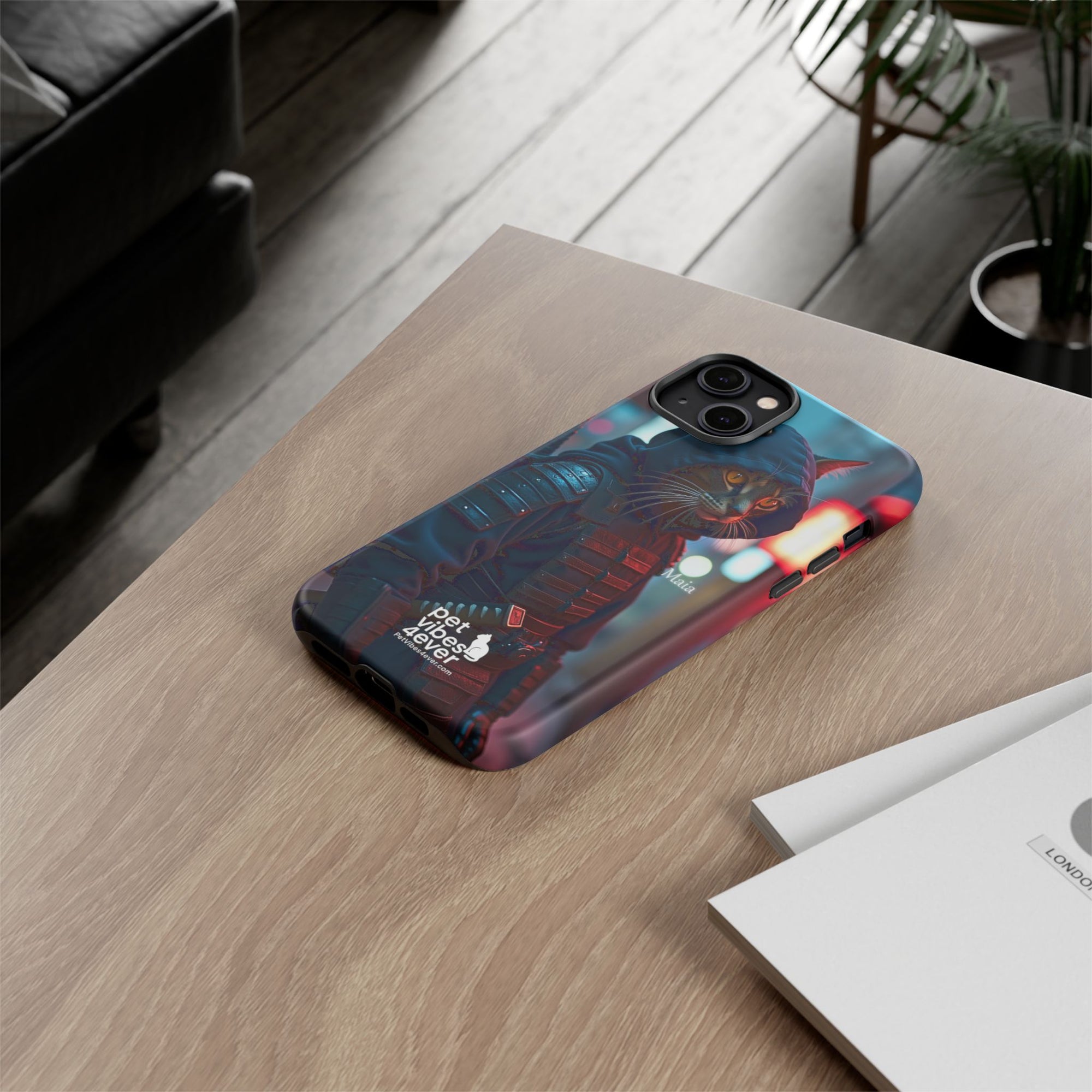 Tough Cases: Cool Cat Phone Case with 'Pet Vibes 4ever', Perfect for Cat Lovers, Unique Gift for Pet Enthusiasts, Fun Phone Accessory, [...]