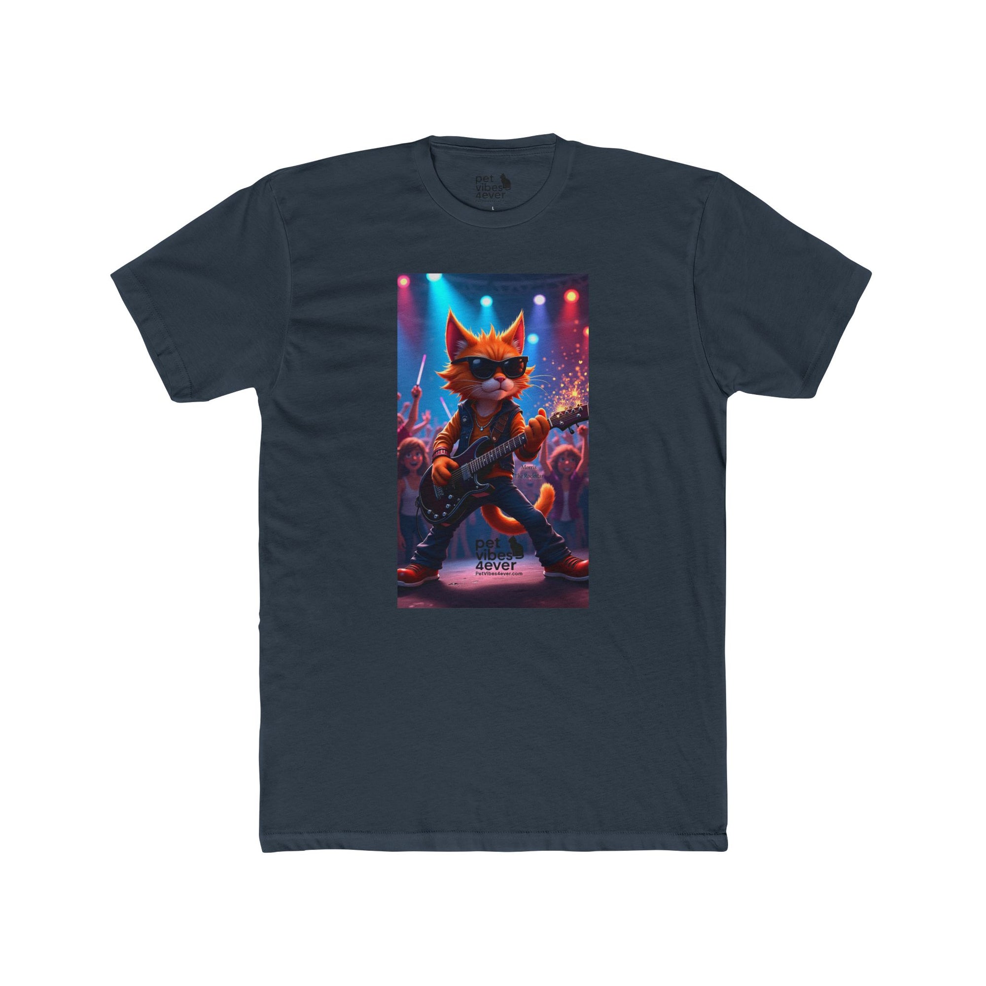 Rock Star Cat Unisex Tee | Fun Graphic Tee, Music Lover Gift, Funky Style, Concert Outfit, Cute Animal Shirt