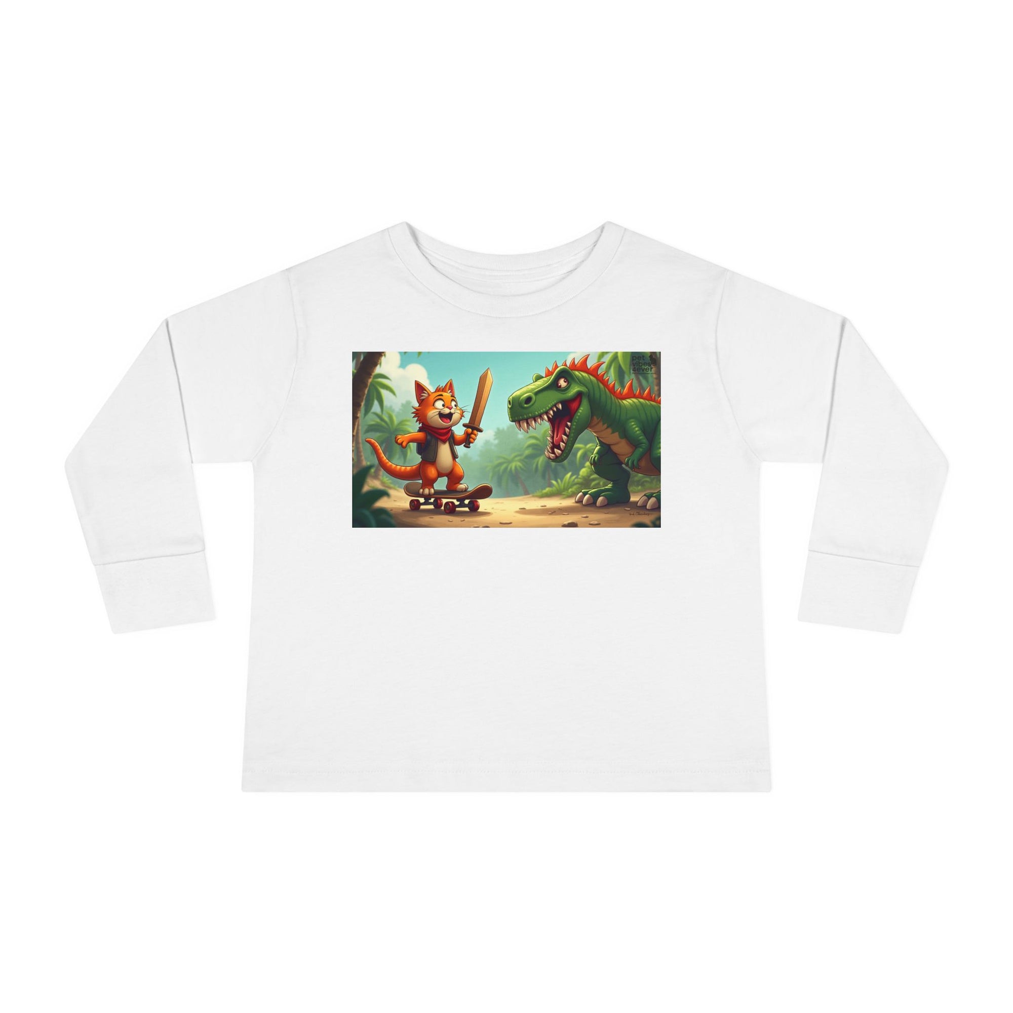 Whimsical Dinosaur Adventure Toddler Long Sleeve Tee - Perfect for Playdates, Birthdays, Family Outings, and Everyday Fun, Kids' [...]