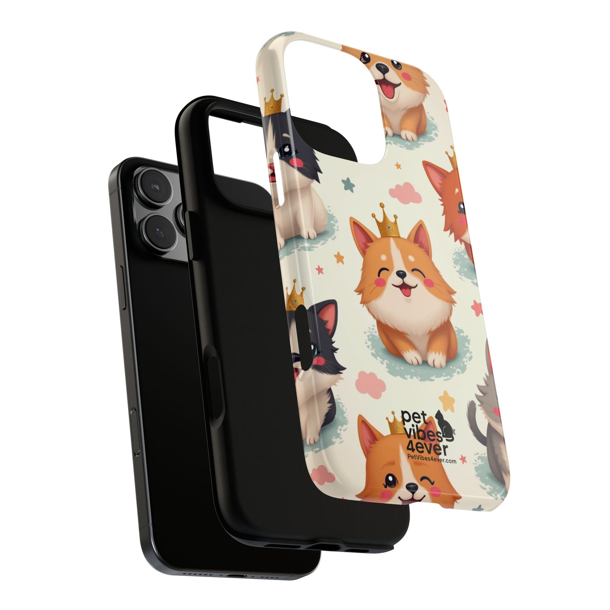 Cute Pet Phone Case, Dog Lover Accessory, Cat Phone Cover, Gift for Animal Lovers, Birthday Present, Pet Vibes Forever