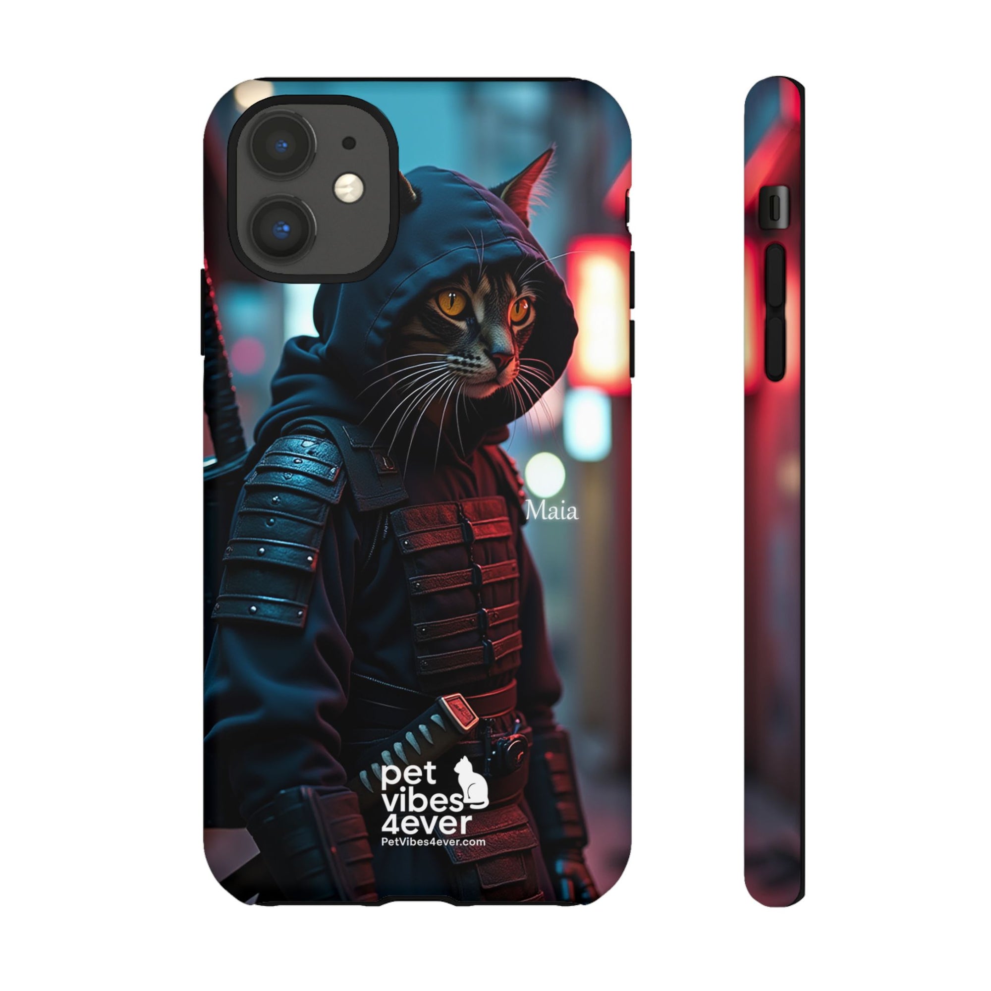 Tough Cases: Cool Cat Phone Case with 'Pet Vibes 4ever', Perfect for Cat Lovers, Unique Gift for Pet Enthusiasts, Fun Phone Accessory, [...]
