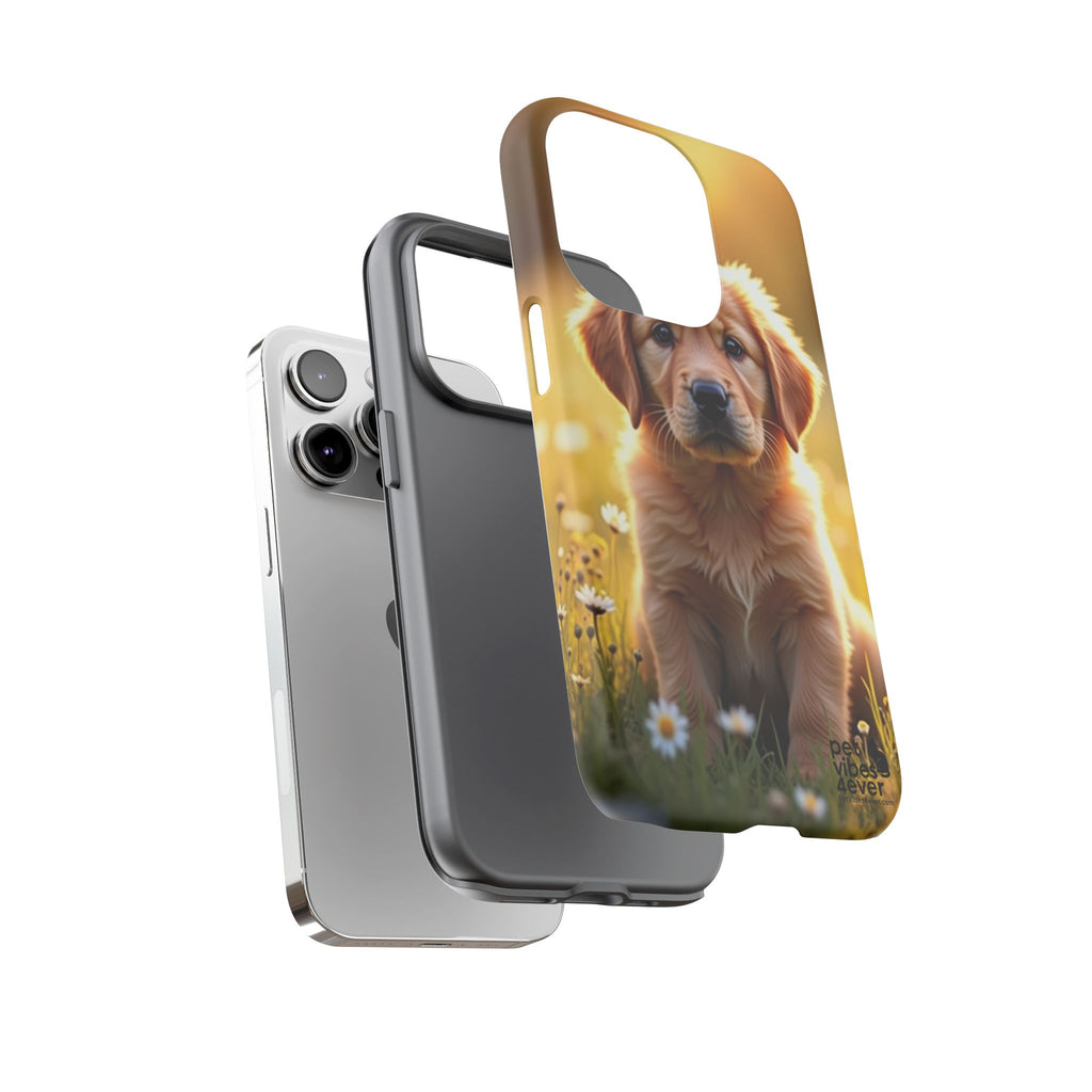 Golden Retriever Phone Case, Cute Dog Phone Cover, Pet Lover Gift, Tough Phone Cases, Puppy Design Mobile Protector