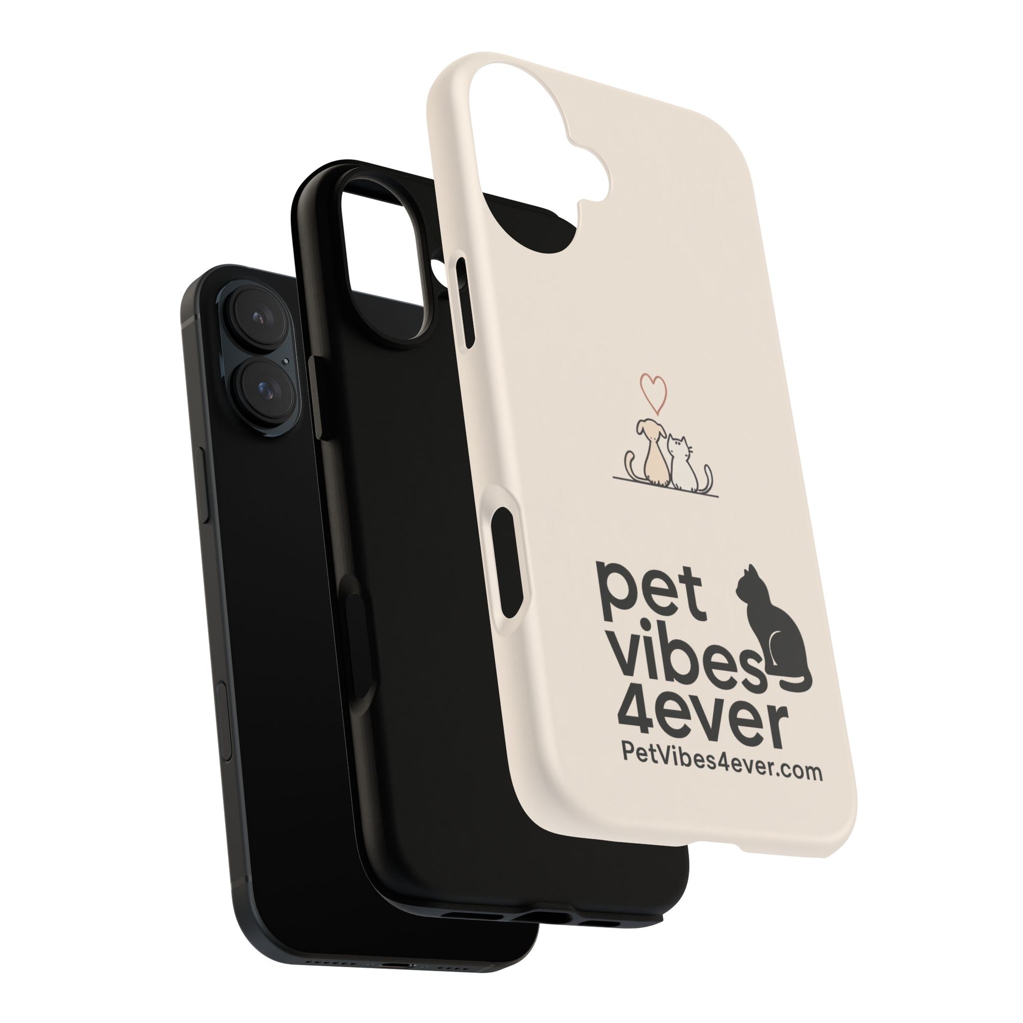 Pet Lovers Phone Case, Cute Animal Design, Tough Cases for Dog and Cat Lovers, Gift for Pet Owners, Unique Pet Accessory