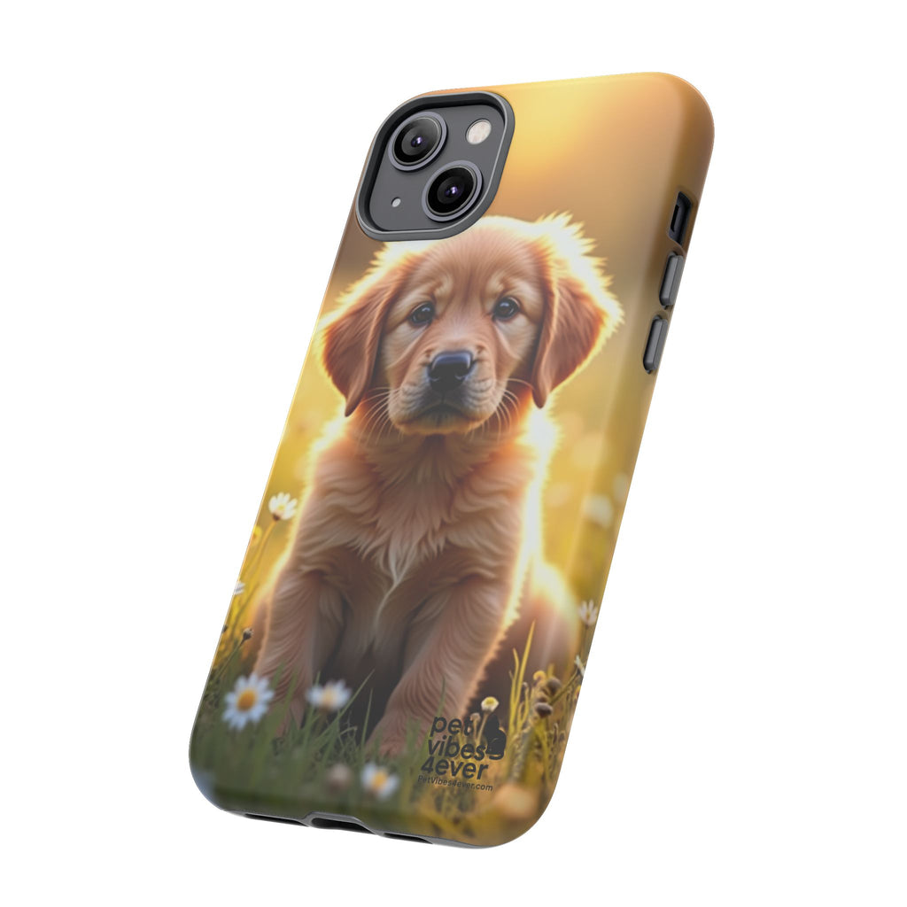 Golden Retriever Phone Case, Cute Dog Phone Cover, Pet Lover Gift, Tough Phone Cases, Puppy Design Mobile Protector