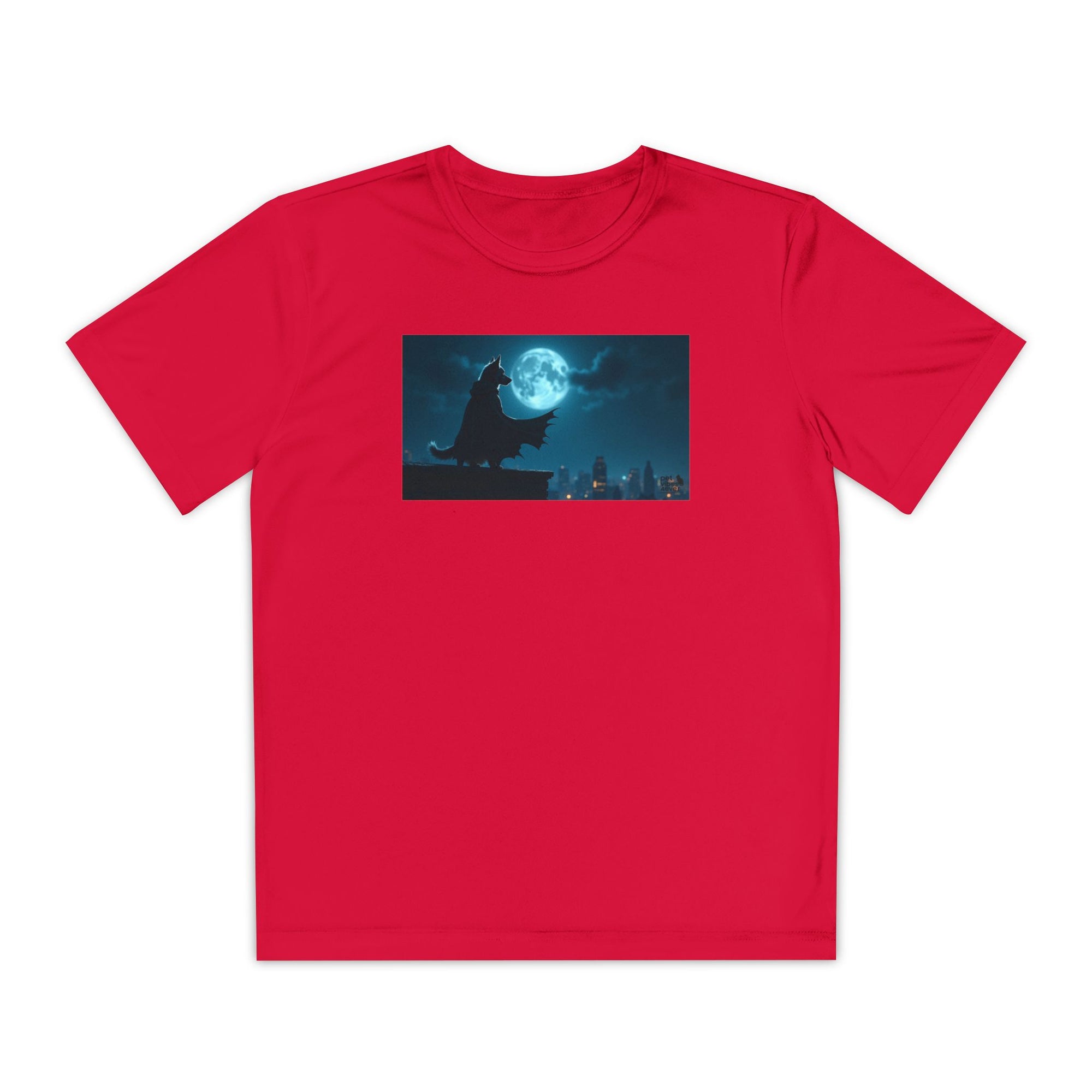 Youth Competitor Tee with Bold Eclipse Design, Perfect for Sports Events, Birthdays, Fun Outings, Team Spirit, Unique Gift Idea