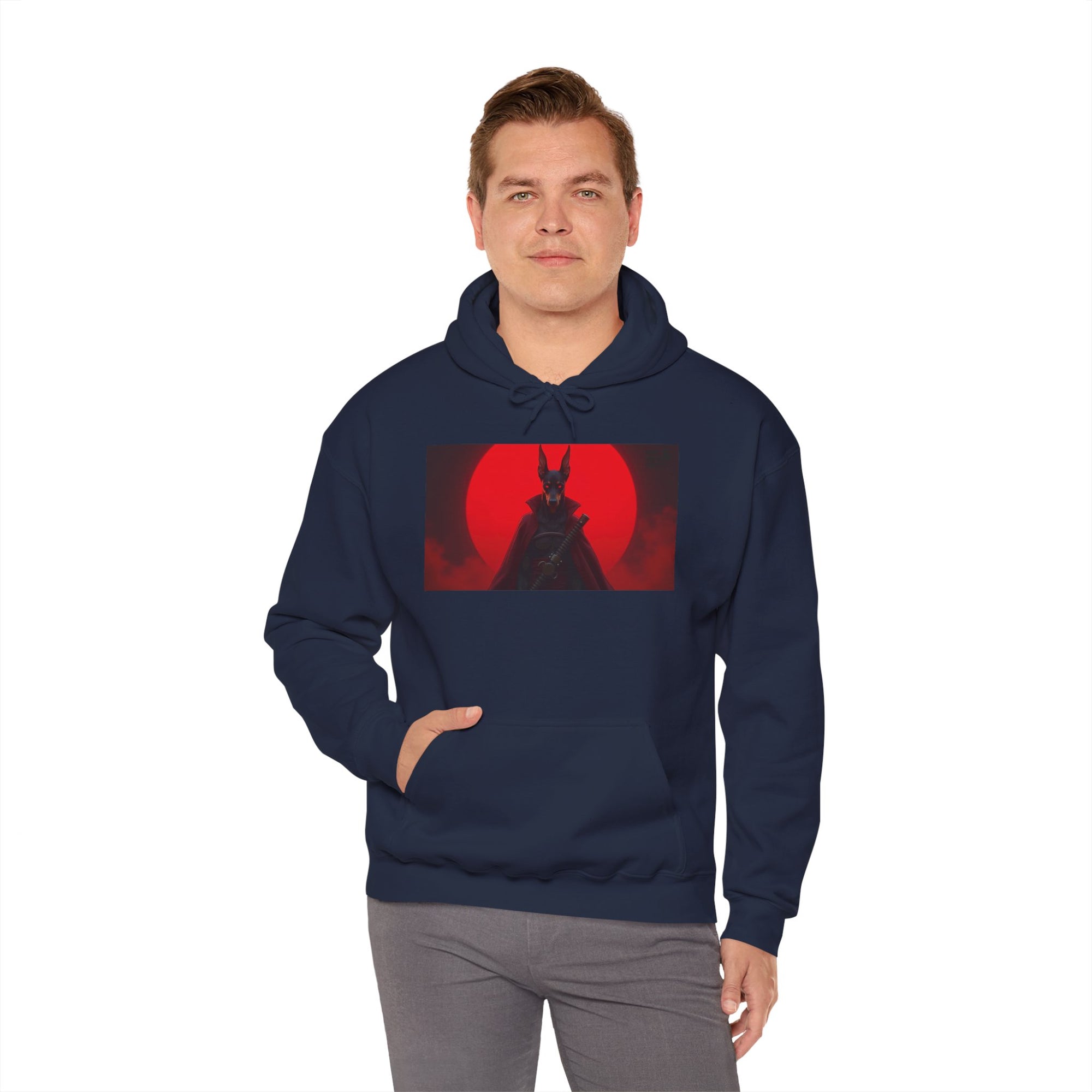 Red Sun Graphic Hoodie for Fans, Perfect for Cozy Days, Gifting, Festivals, and Casual Outings.
