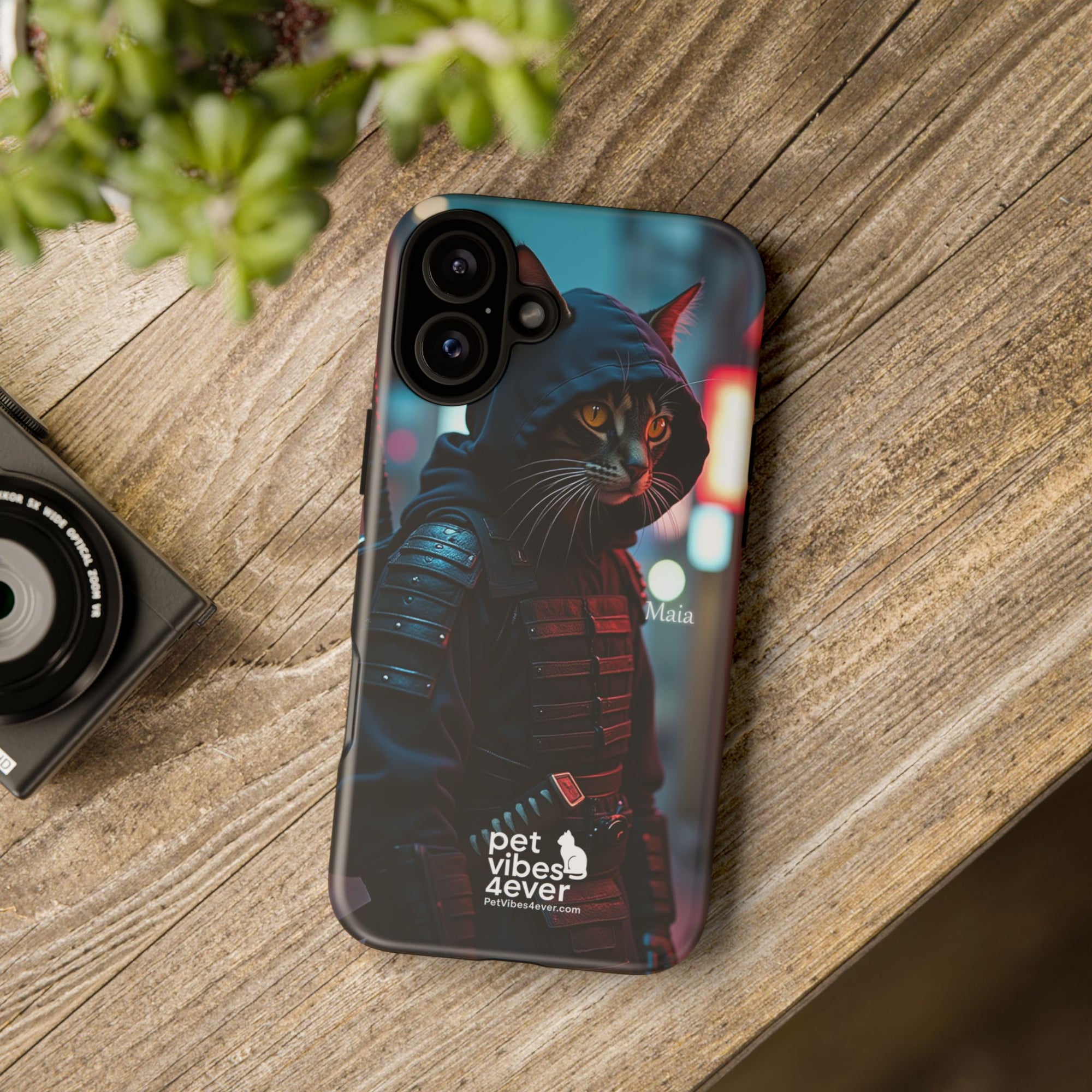 Tough Cases: Cool Cat Phone Case with 'Pet Vibes 4ever', Perfect for Cat Lovers, Unique Gift for Pet Enthusiasts, Fun Phone Accessory, [...]