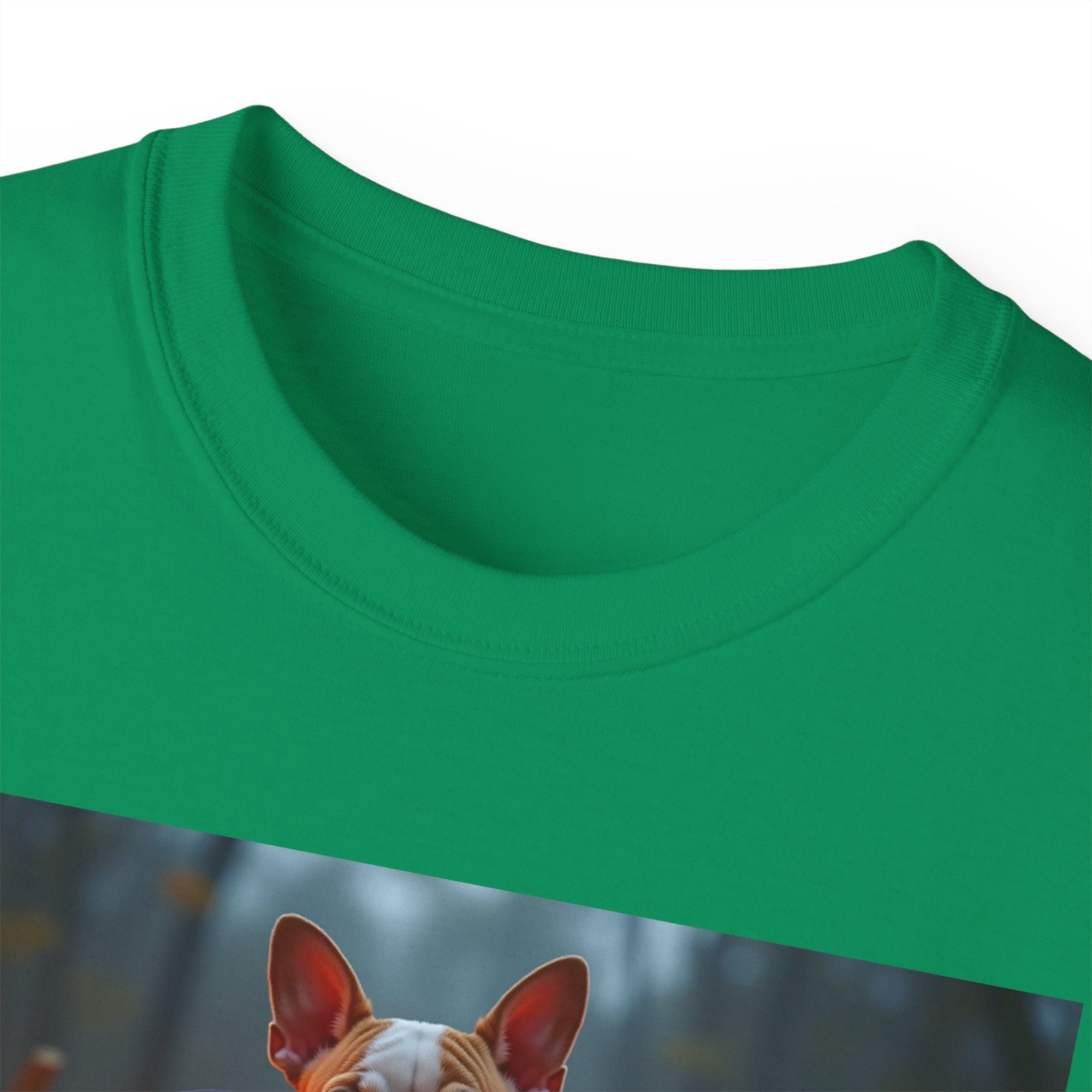 Halloween Dog Graphic Tee, Pumpkin Shirt, Fall Apparel, Casual Wear for Pet Lovers, Unisex Halloween T-Shirt