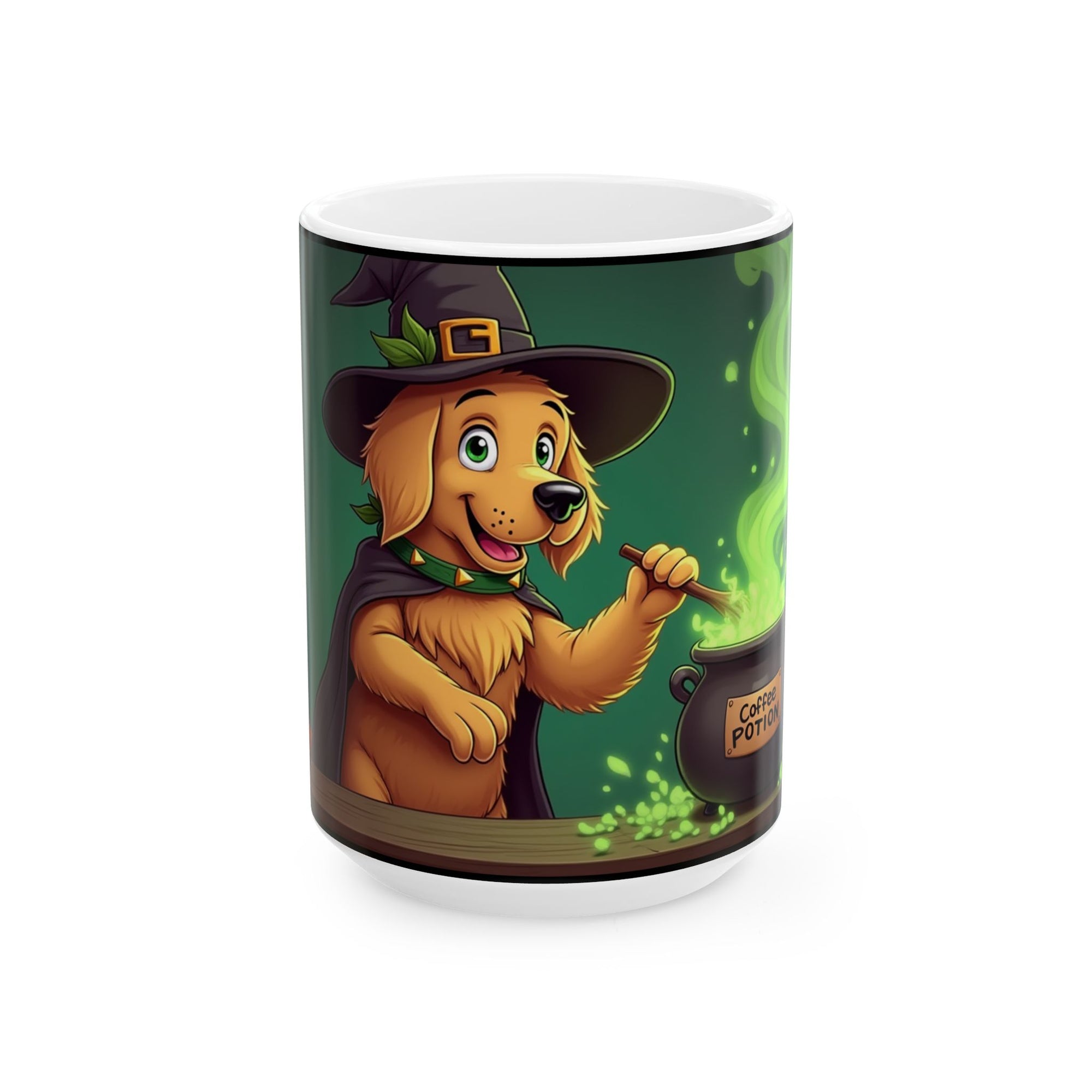 Whimsical Dog Potion Ceramic Mug - Perfect for Pet Lovers, Halloween Gifts, Coffee Lovers, Cute Mug, Animal Lover's Gift
