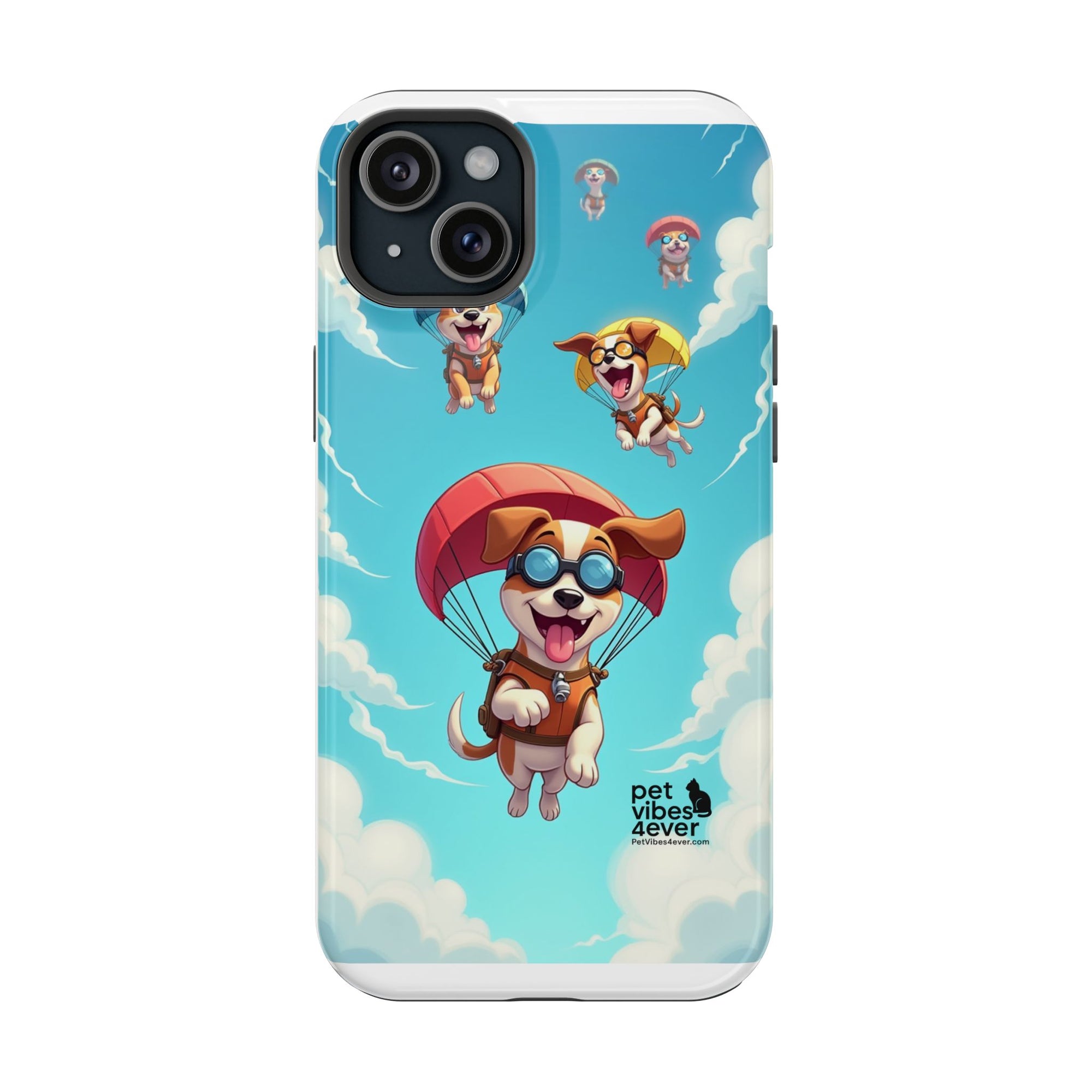 Playful Pet Vibes iPhone Case | Impact-Resistant Dog Design, Gifts for Dog Lovers, Cute Phone Accessory, Fun Pet Merchandise, [...]