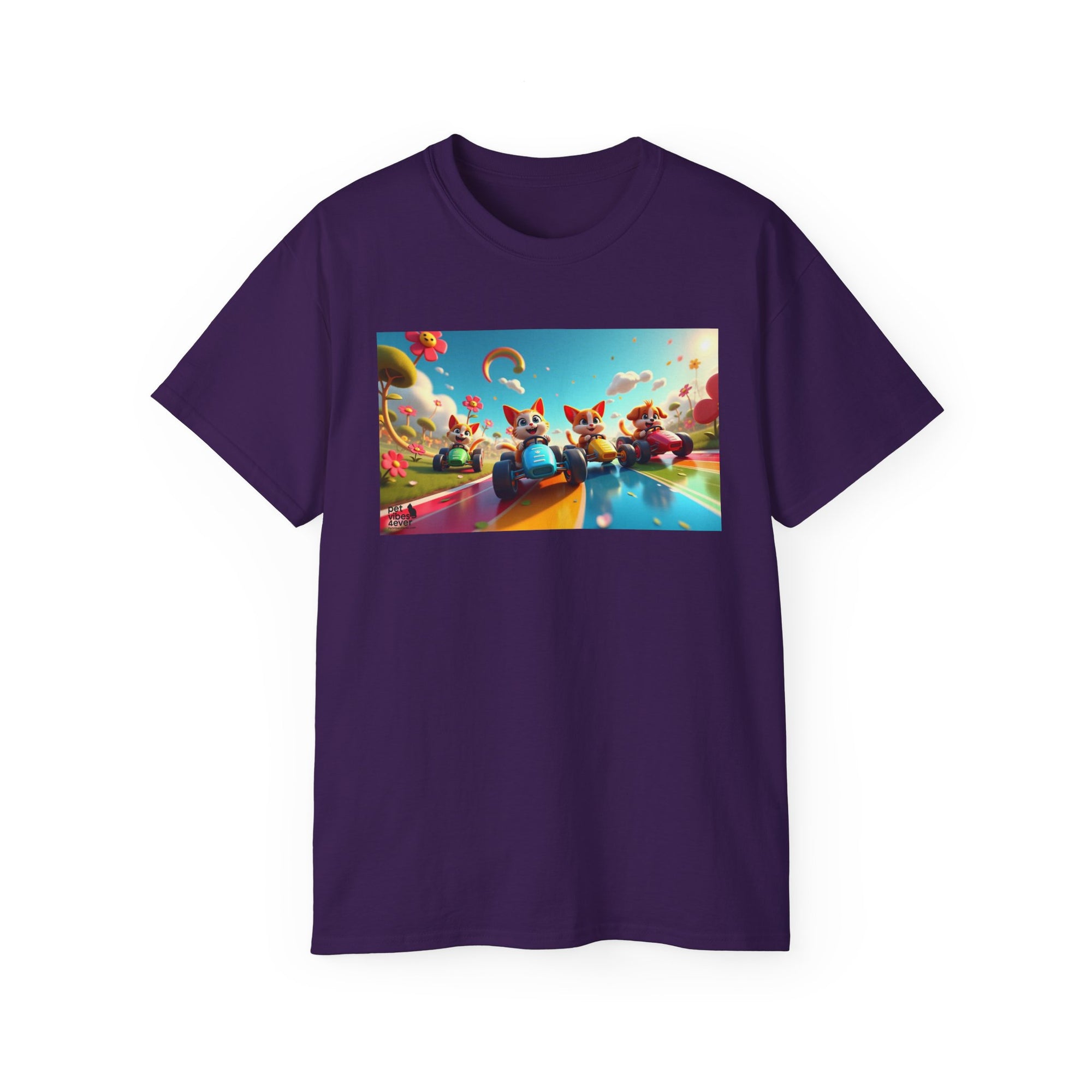 Colorful Fantasy Art Tee, Unisex Tee, Graphic T-Shirt, Fun Gift, Casual Wear, Summer Style, Festival Fashion