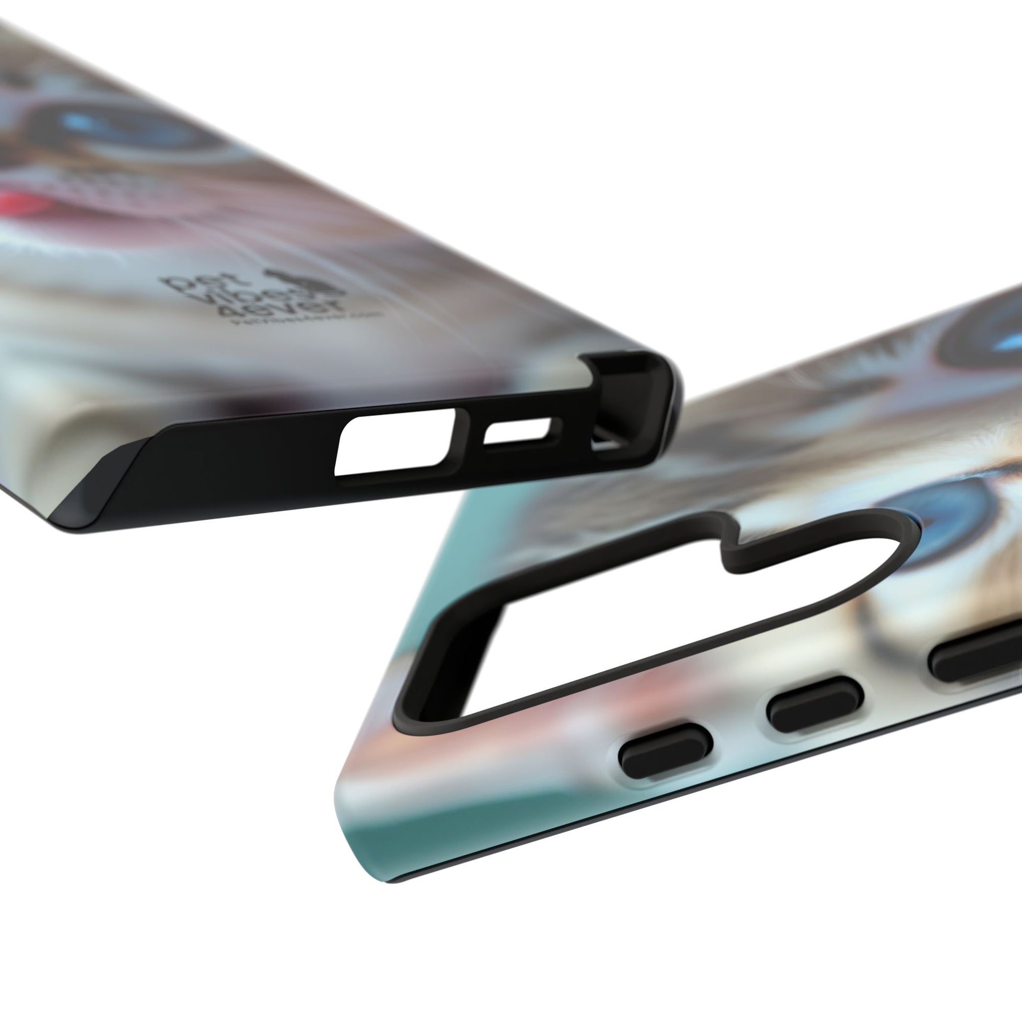Cute Cat Phone Case, Pet Lover Gift, Durable Phone Cover, Animal Print Case, Cute Kitten Accessory