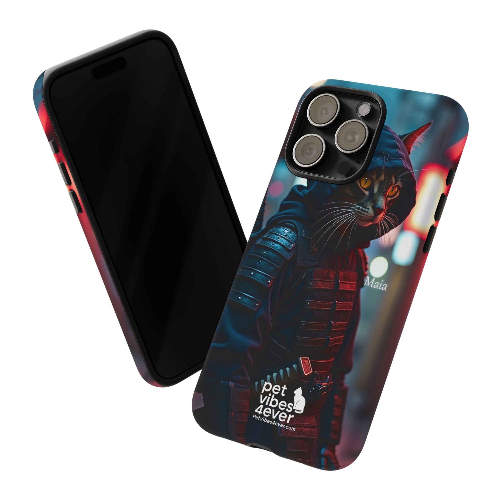 Tough Cases: Cool Cat Phone Case with 'Pet Vibes 4ever', Perfect for Cat Lovers, Unique Gift for Pet Enthusiasts, Fun Phone Accessory, [...]