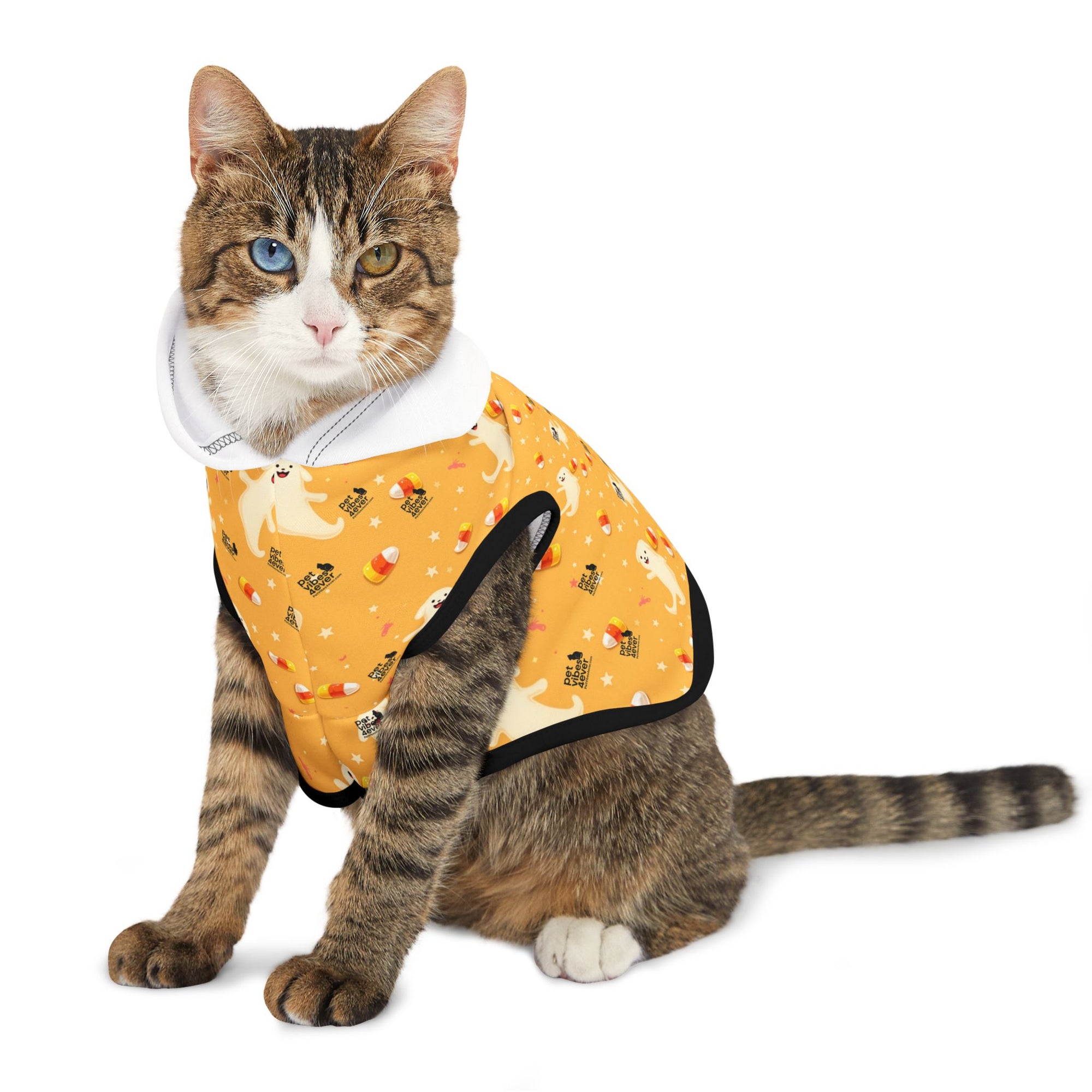 Cozy Pet Hoodie for Cats and Dogs, Cute Animal Print Hoody, Pet Apparel, Fall Fashion, Pet Costume for Any Occasion