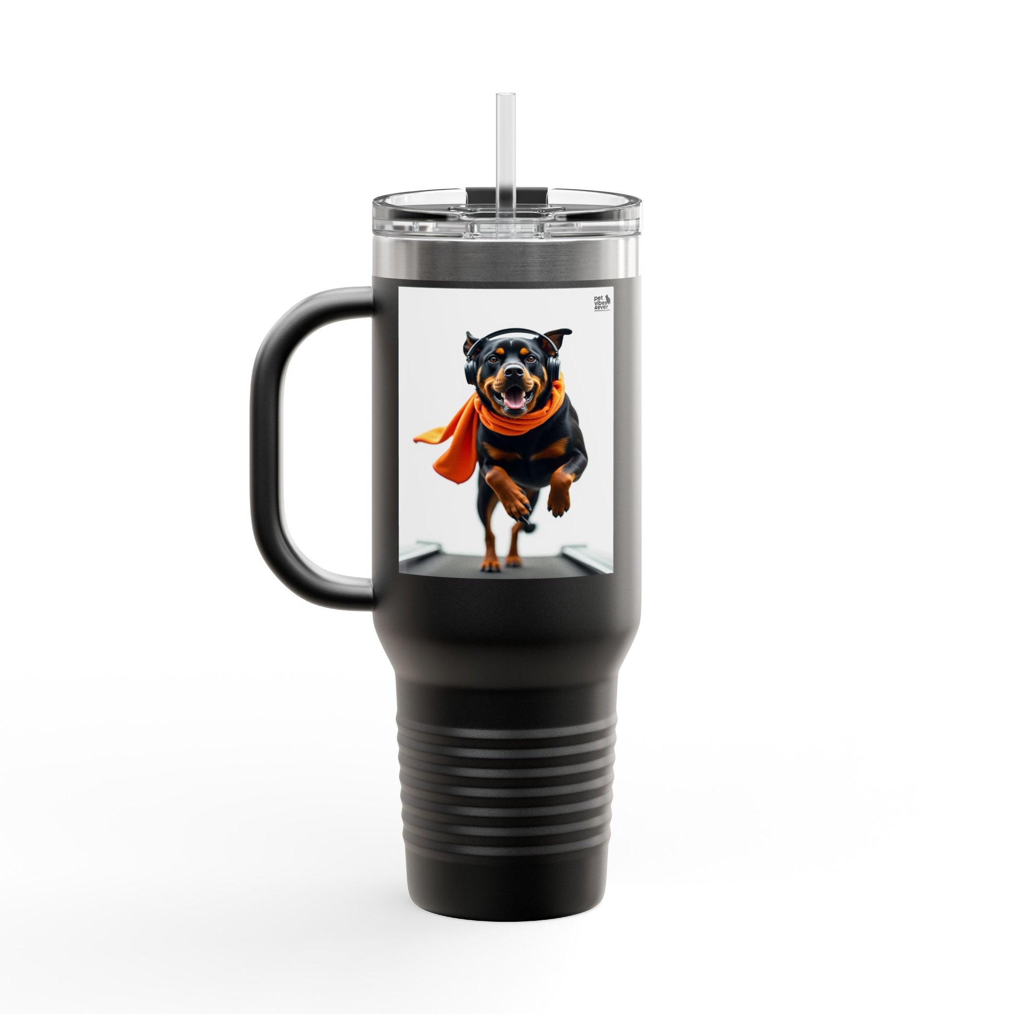 Insulated Travel Mug - Perfect for Pet Lovers, Coffee Enthusiasts, Travel, Gift for Holidays, Eco-Friendly Drinkware, Customizable