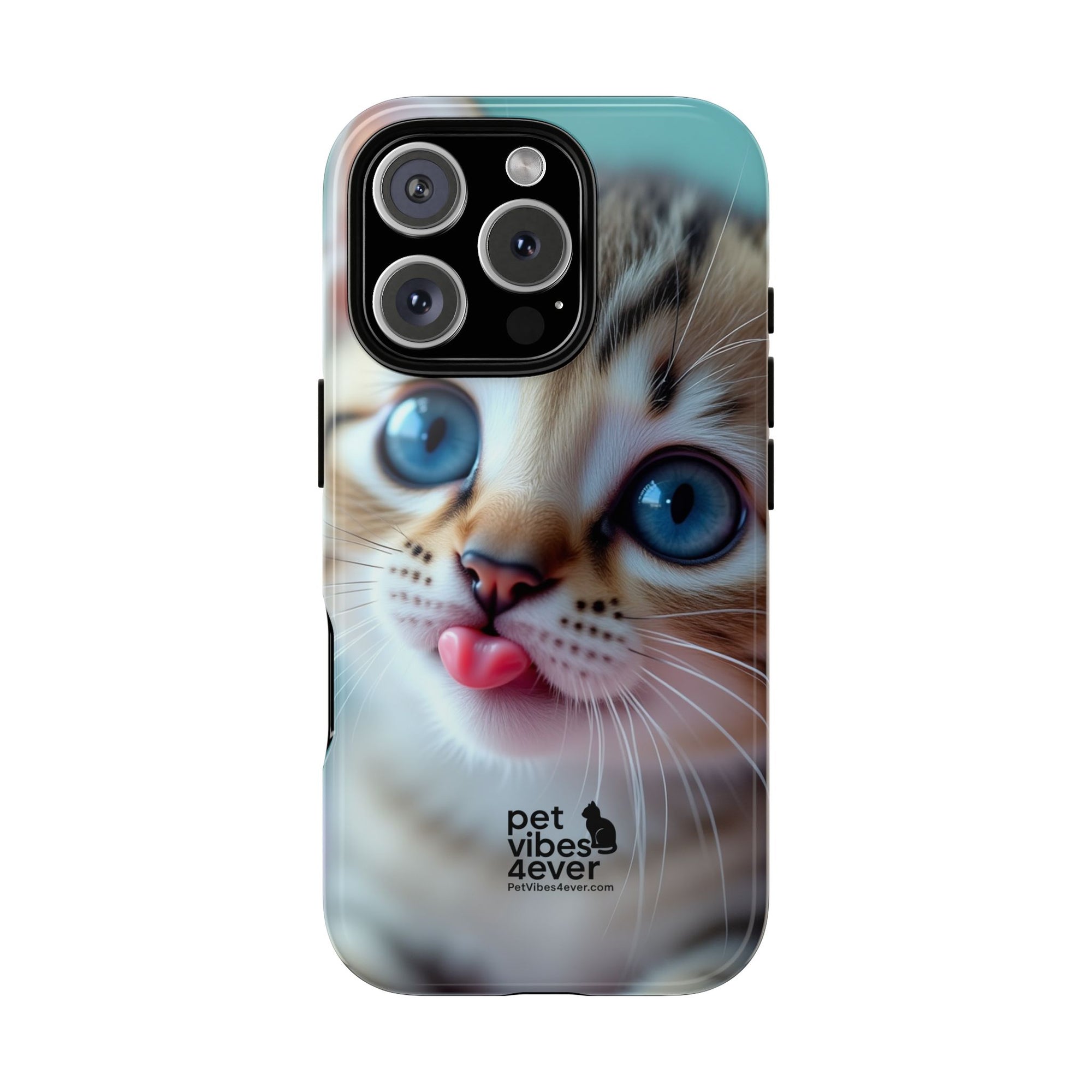 Cute Cat Phone Case, Pet Lover Gift, Funny Animal Protector, Cute Tech Accessories, Cat Mom Gift