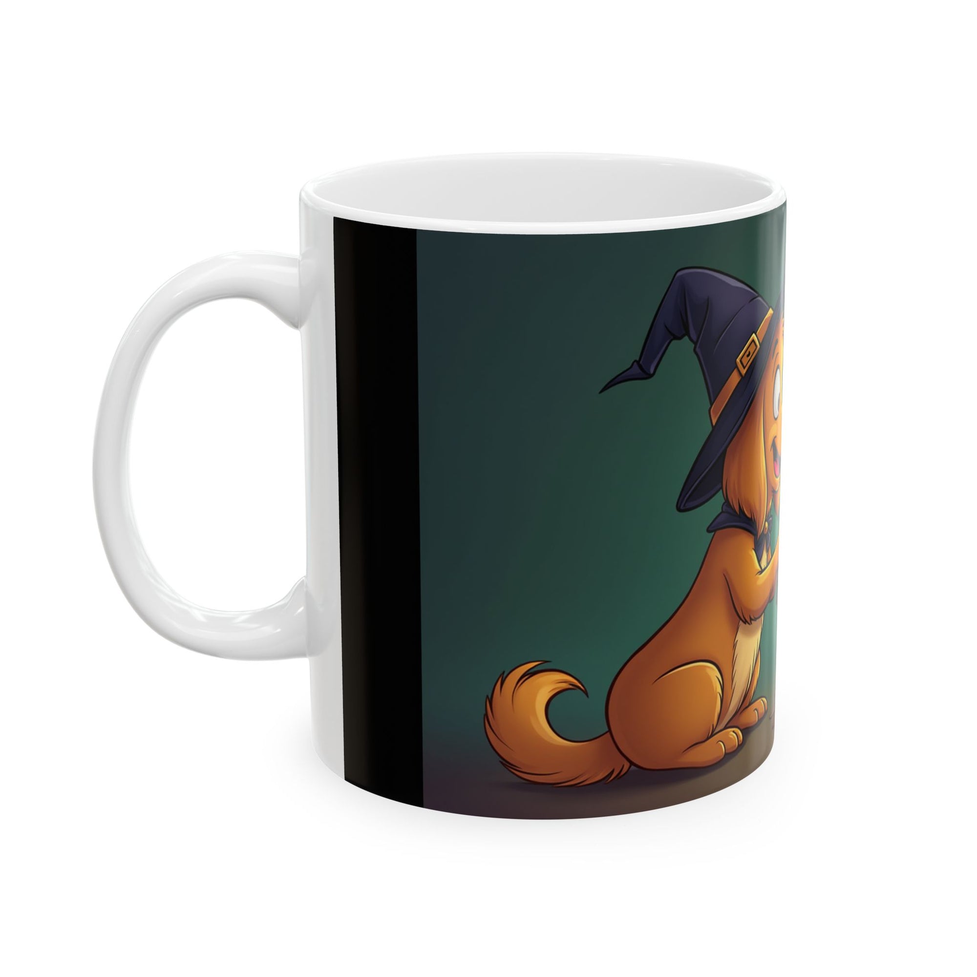 Whimsical Dog-Themed Ceramic Mug - Perfect for Coffee Lovers, Gift for Dog Owners, Halloween Decor, Animal Lovers' Cup, Fun Kitchen [...]