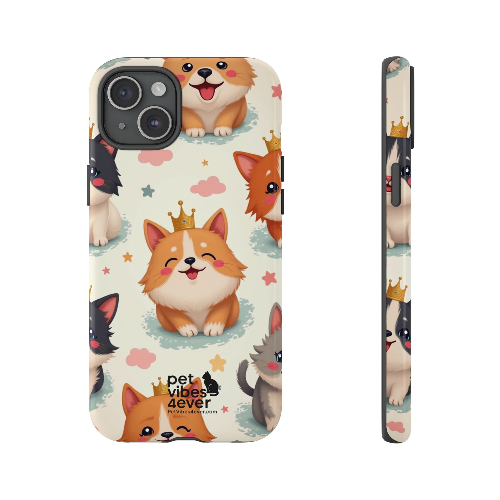 Cute Pet Phone Case, Dog Lover Accessory, Cat Phone Cover, Gift for Animal Lovers, Birthday Present, Pet Vibes Forever