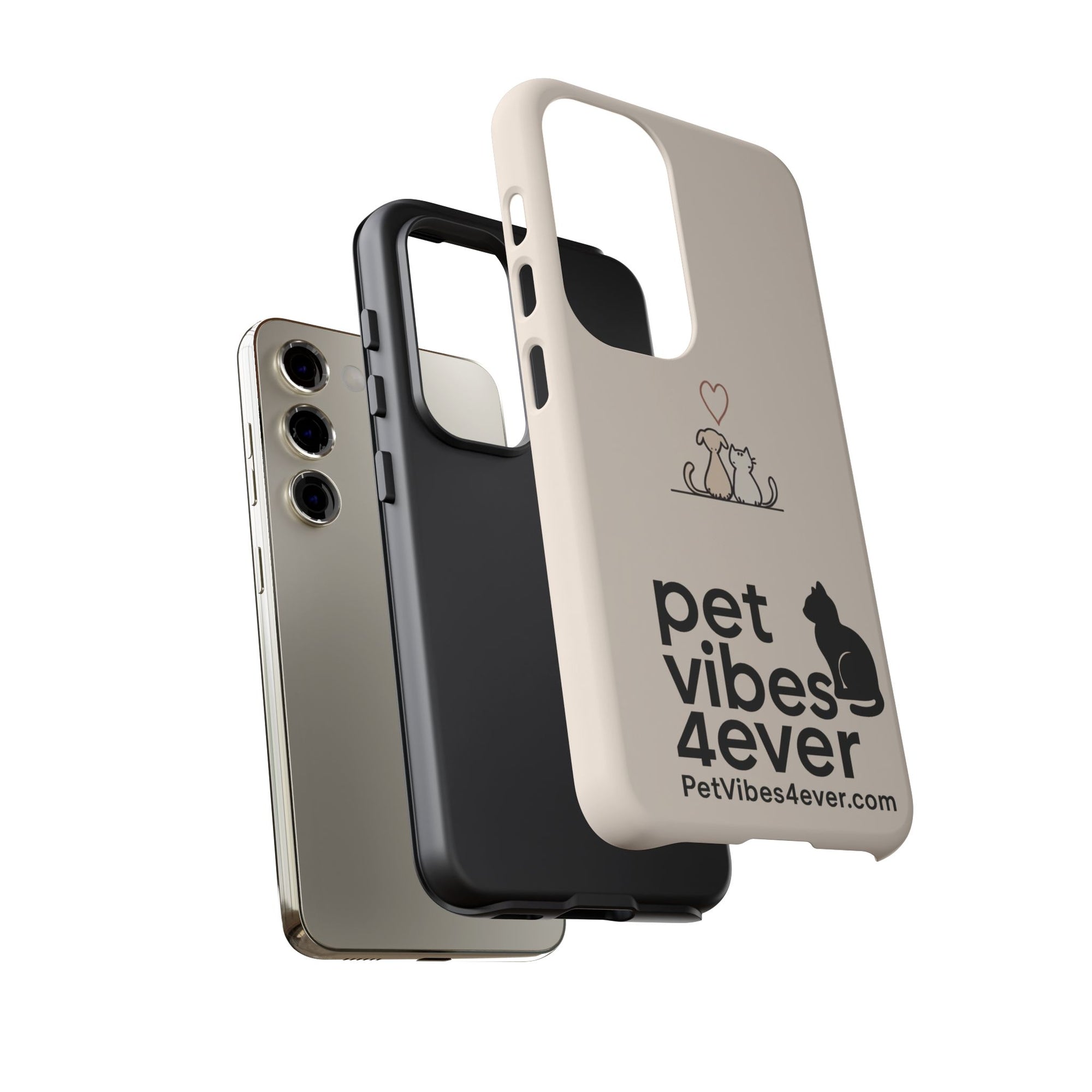 Cute Cat Phone Case - Pet Lovers Gift, Tough Cases, Customizable, Animal Lover, Cat Mom/Dad, Funny Cat Merchandise
