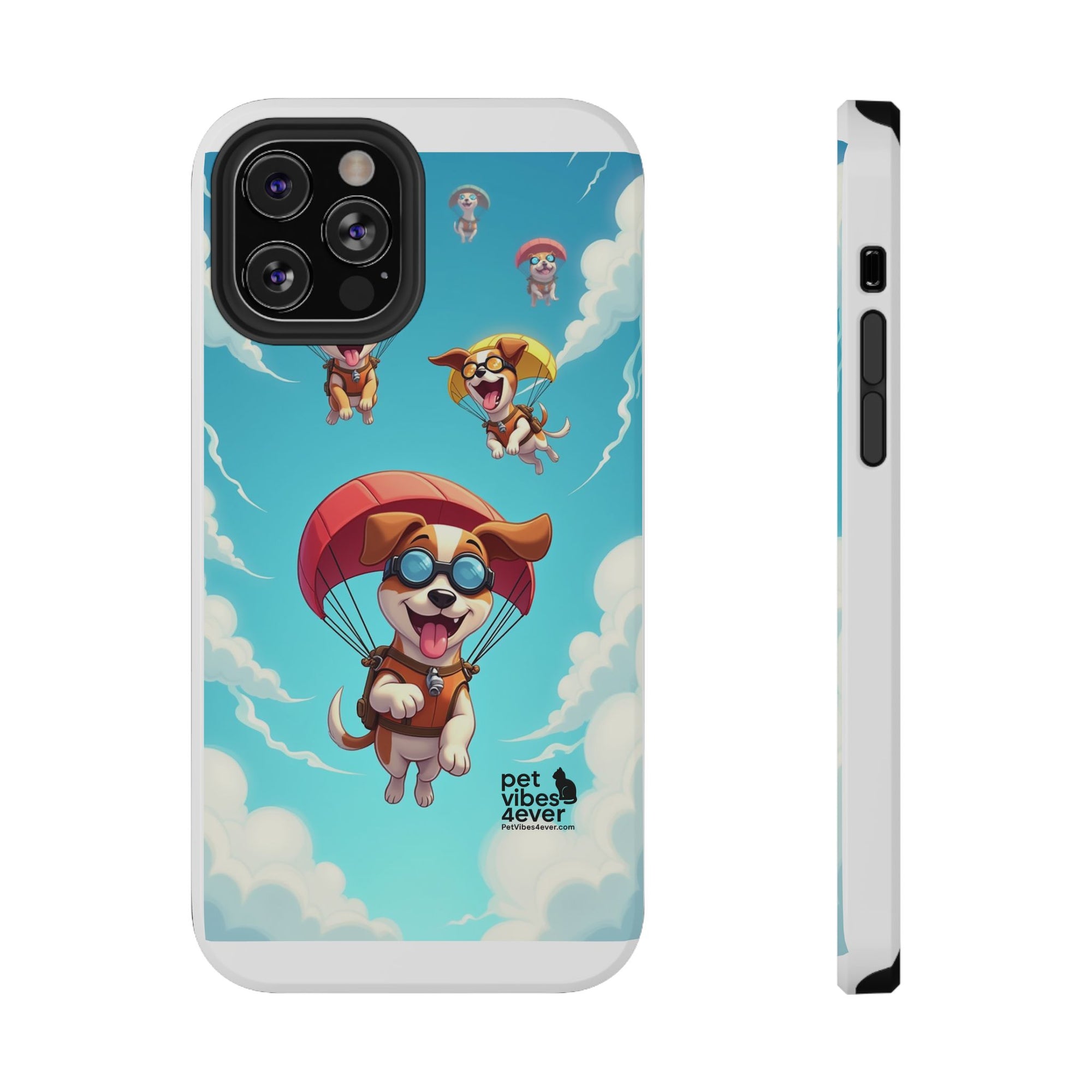 Playful Pet Vibes iPhone Case | Impact-Resistant Dog Design, Gifts for Dog Lovers, Cute Phone Accessory, Fun Pet Merchandise, [...]
