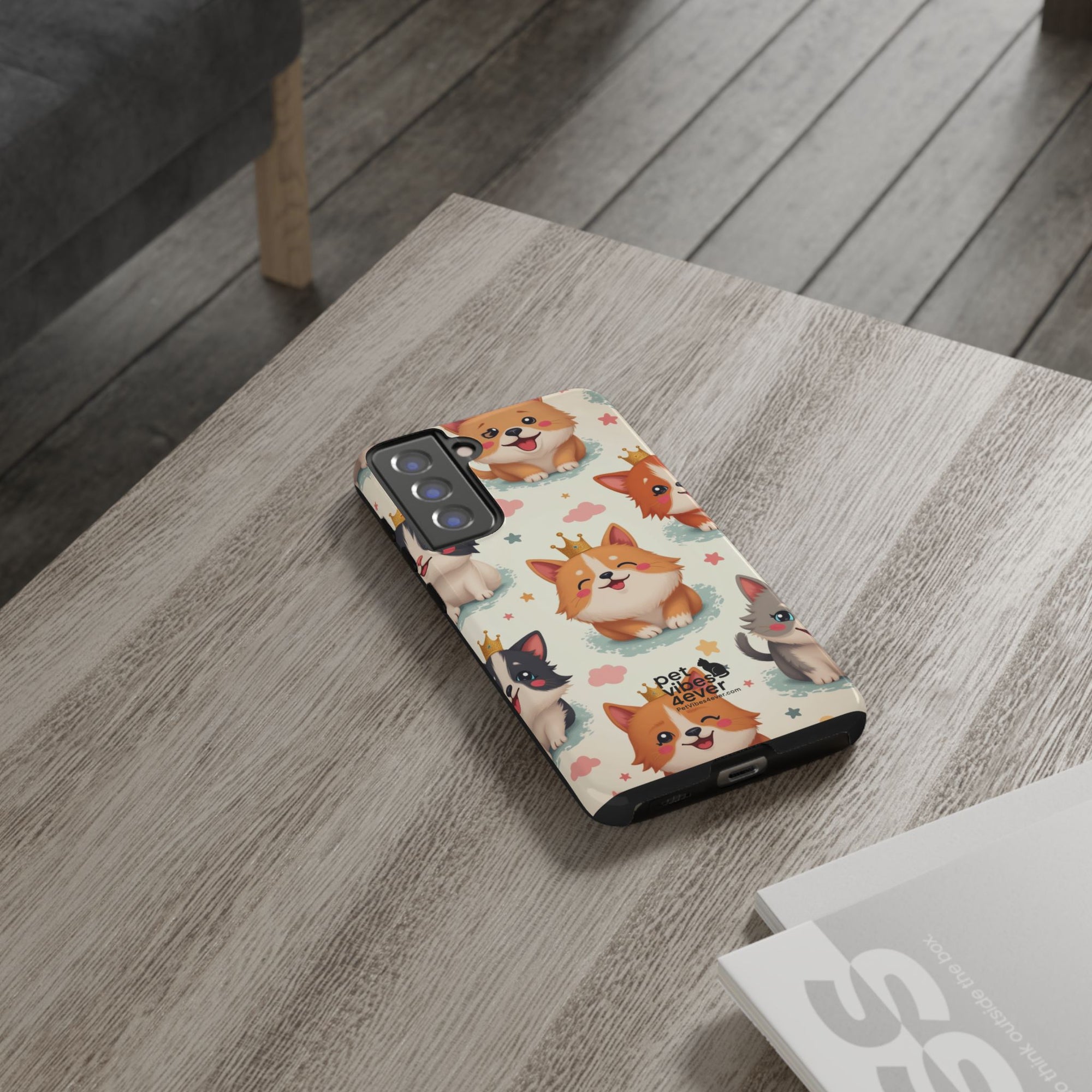 Cute Pet Phone Case, Animal Lover Gift, Dog Cat Lover Accessory, Phone Cover for Pet Parents, Birthday Gift for Pet Owners