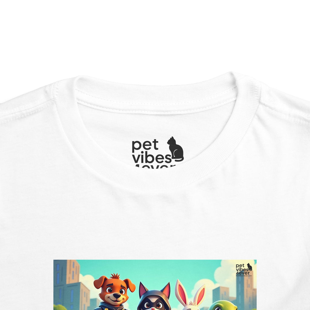 Adventurous Toddler Tee with Fun Characters | Perfect for Playdates, Birthdays, and Everyday Fun, Kids' T-Shirt, Cartoon Tee, Playful [...]