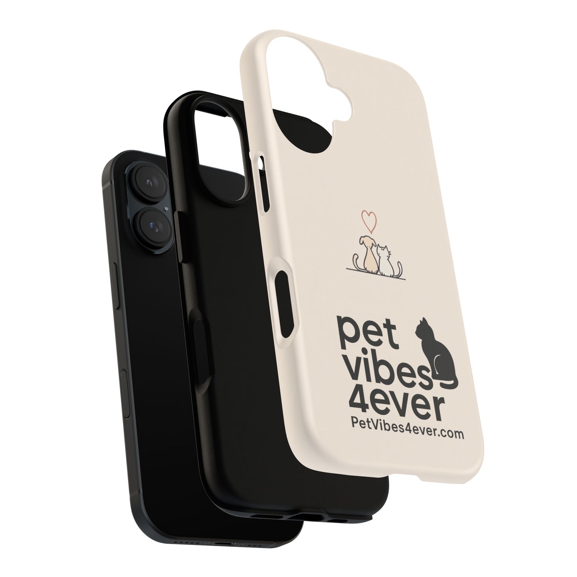 Pet Lovers Phone Case, Cute Animal Design, Tough Cases for Dog and Cat Lovers, Gift for Pet Owners, Unique Pet Accessory