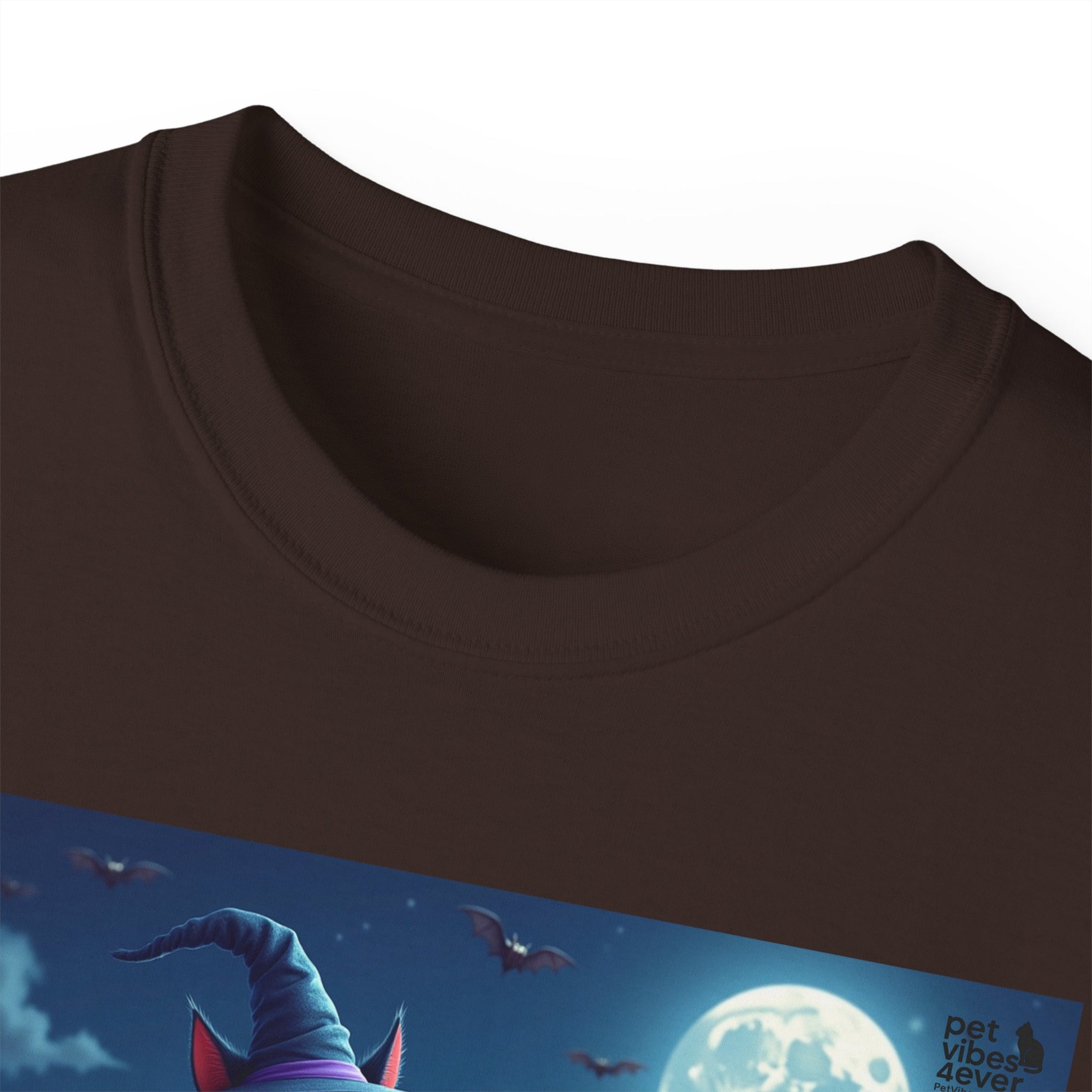 Moonlit Witch Unisex Tee | Spooky Vibes, Halloween Must-Have, Cozy Gift, Comfortable Everyday Wear, Magical Spirit Apparel