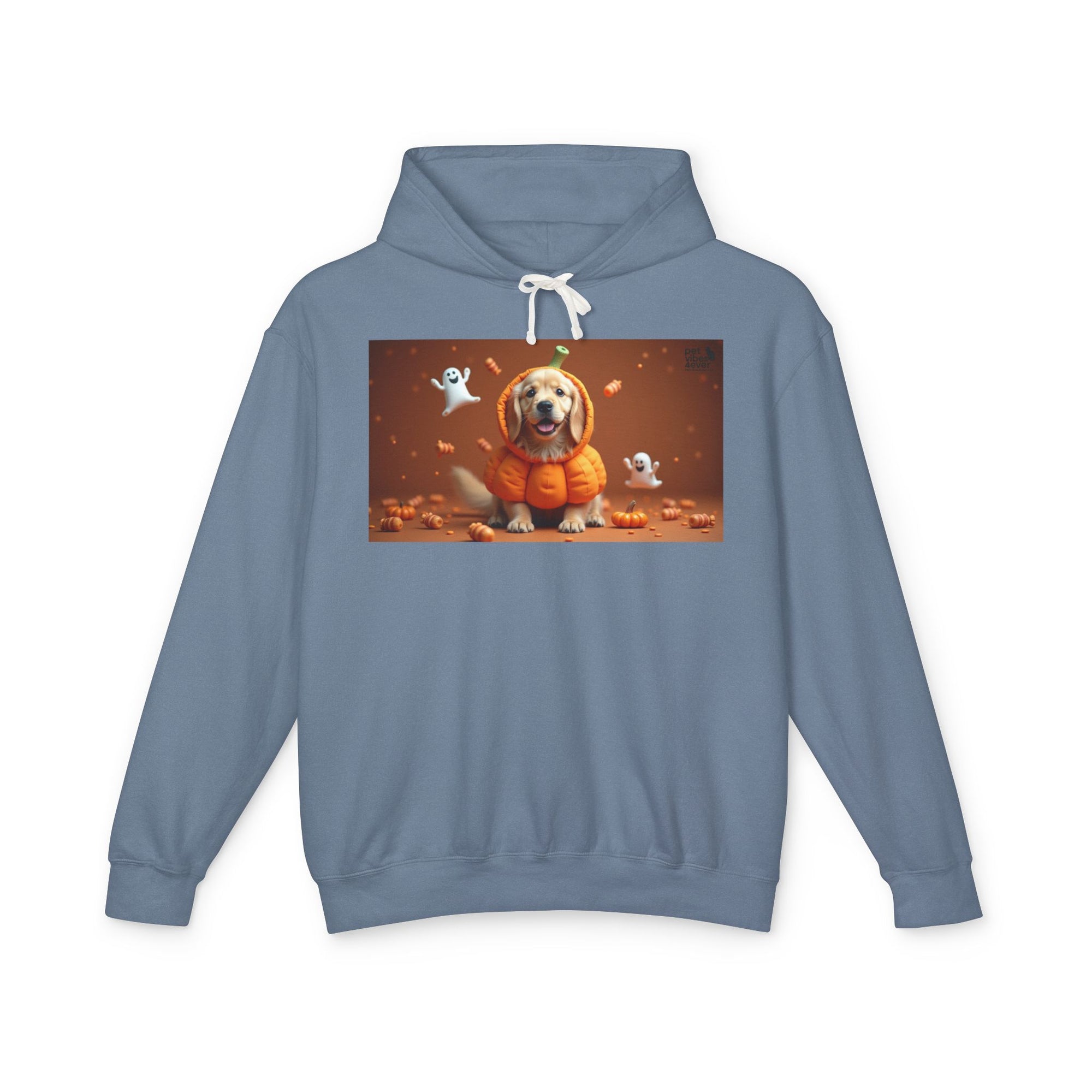 Cozy Halloween Dog Hoodie, Unisex Lightweight Sweatshirt, Perfect Fall Gift, Pet Lovers Apparel, Spooky Season Sweatshirt