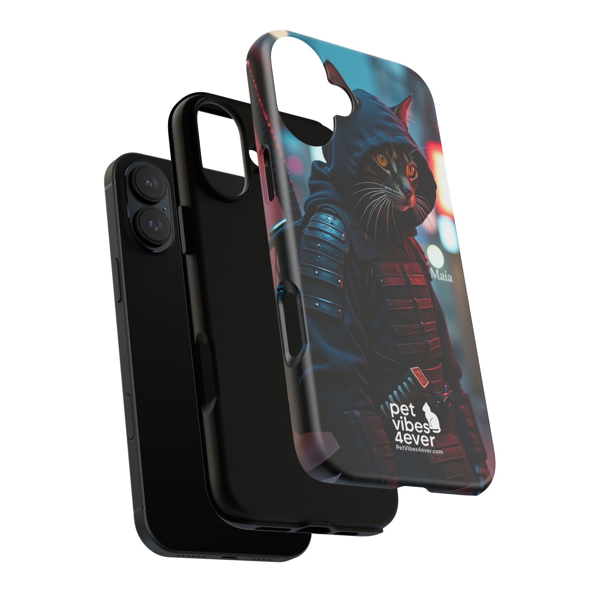 Tough Cases: Cool Cat Phone Case with 'Pet Vibes 4ever', Perfect for Cat Lovers, Unique Gift for Pet Enthusiasts, Fun Phone Accessory, [...]