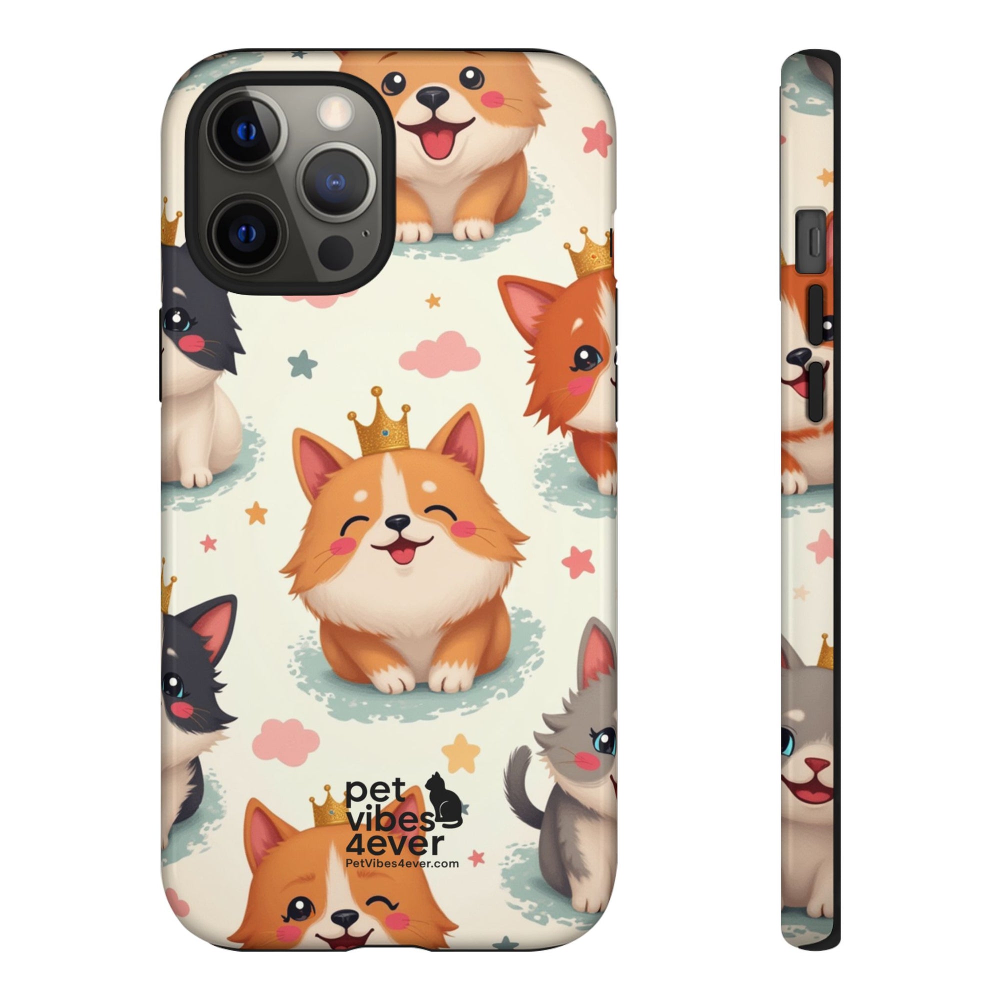 Cute Pet Phone Case, Dog Lover Accessory, Cat Phone Cover, Gift for Animal Lovers, Birthday Present, Pet Vibes Forever
