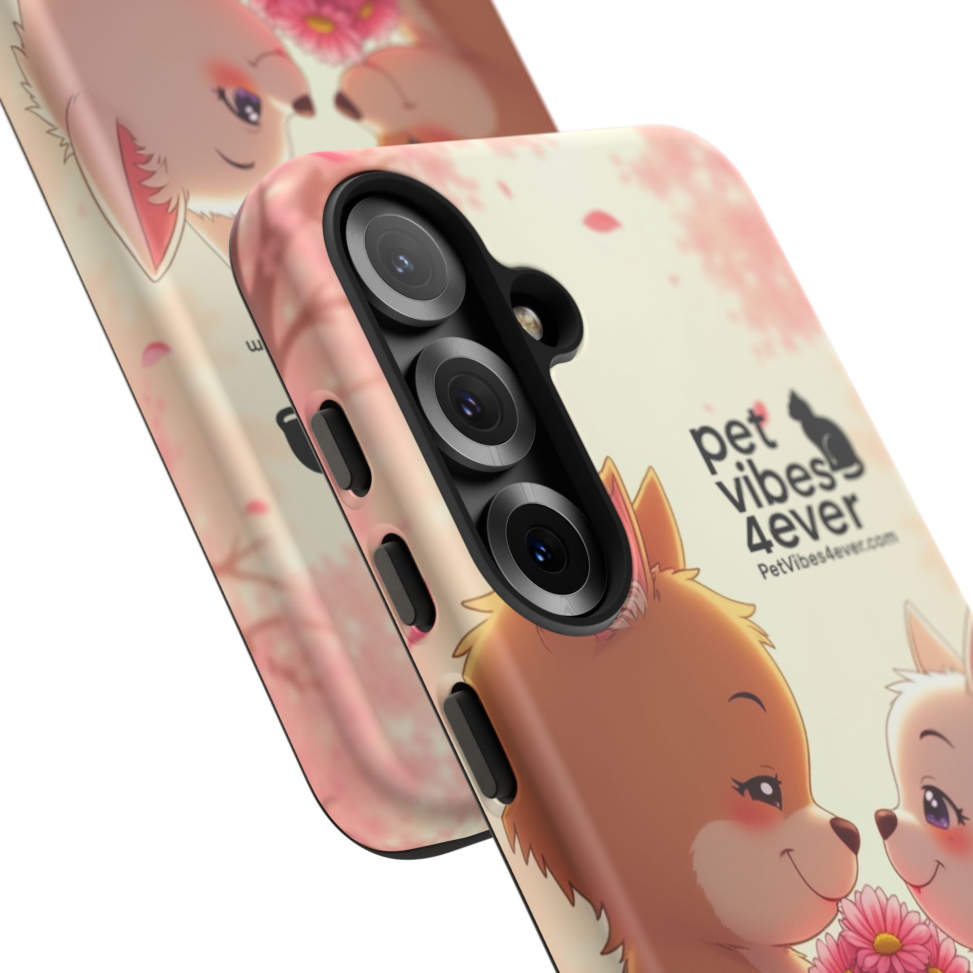 Cute Pet Themed Phone Case, Animal Lovers Gift, Valentine's Day, Cute Phone Cover, Pet Vibes Forever