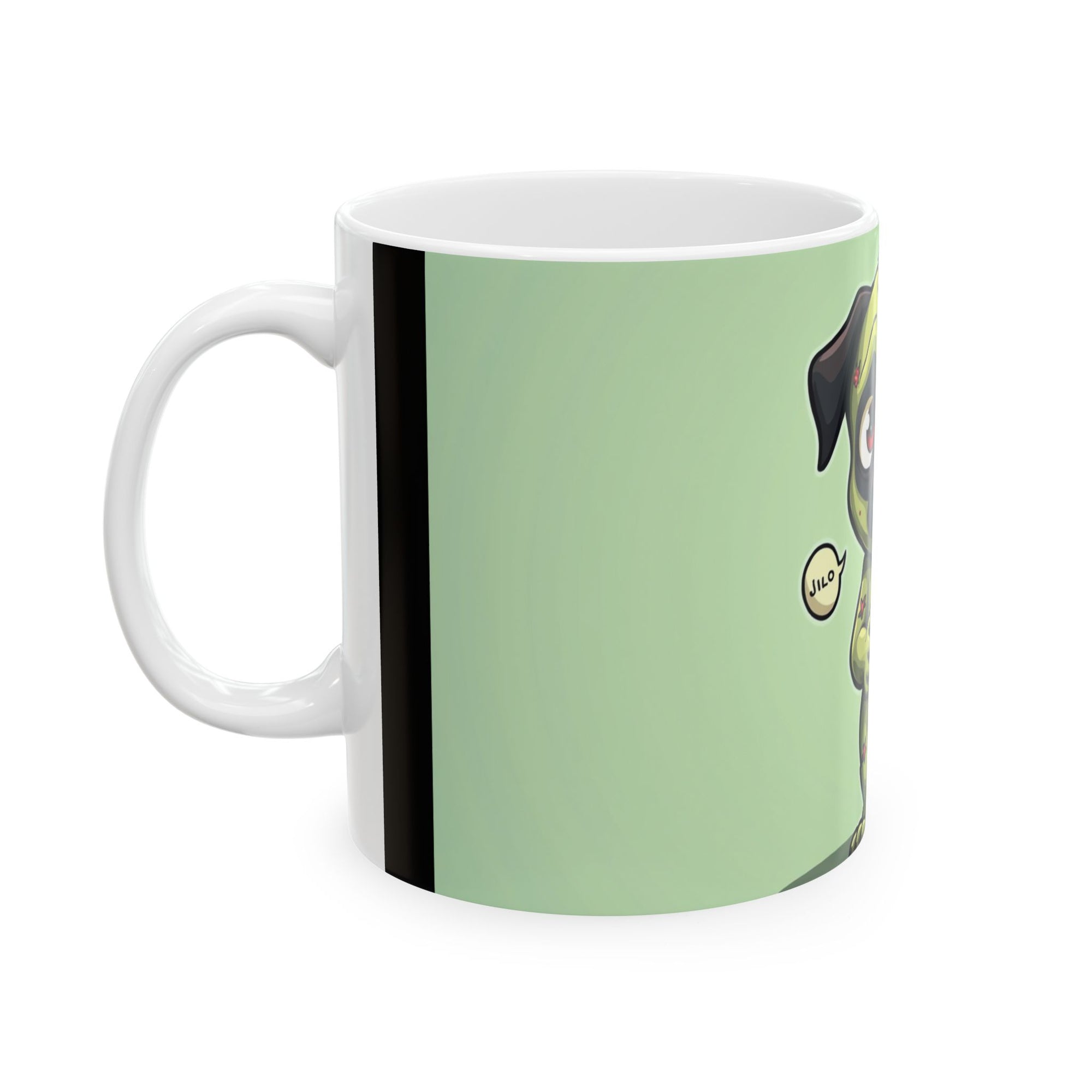Cute Pug Zombie Mug, Funny Coffee Cup for Pet Lovers, Halloween Gift, Home Decor, Dog Lover's Present