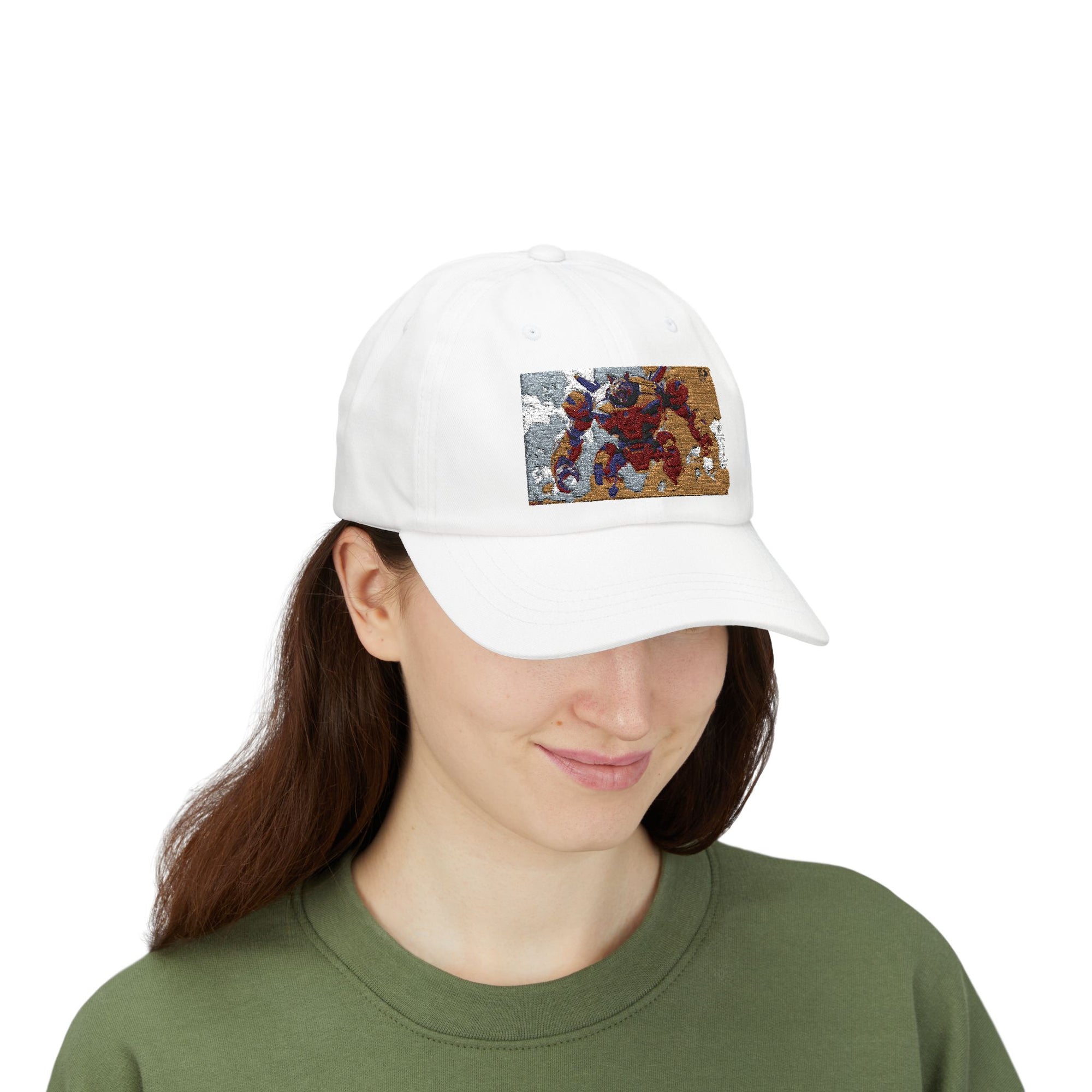 Classic Dad Cap with Colorful Design, Casual Dad Hat, Cool Cap for Summer, Gifts for Fathers Day, Unique Fashion Accessory